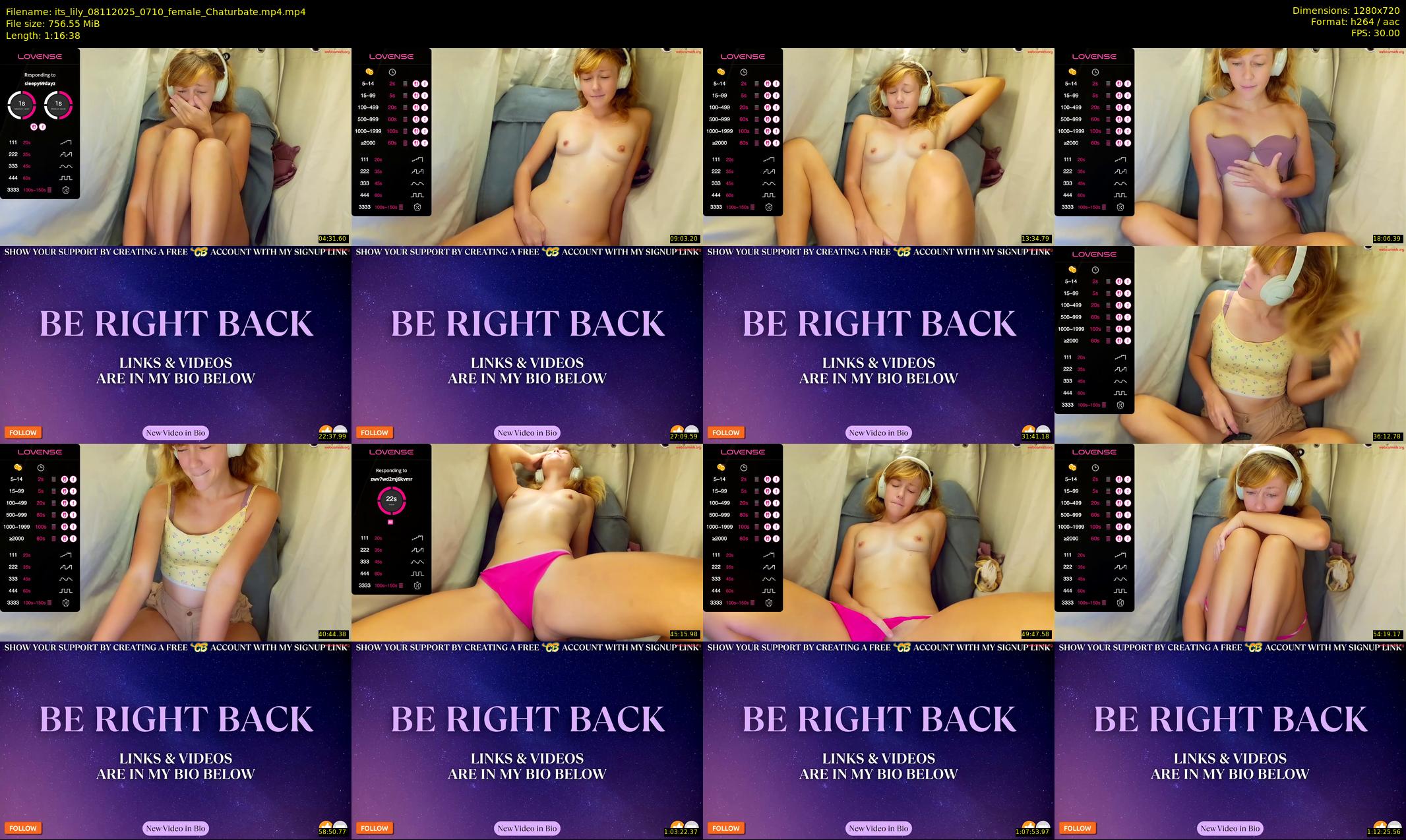 its_lily — 77 minute Chaturbate female cam show recording, 720p, Nov 8, 2025