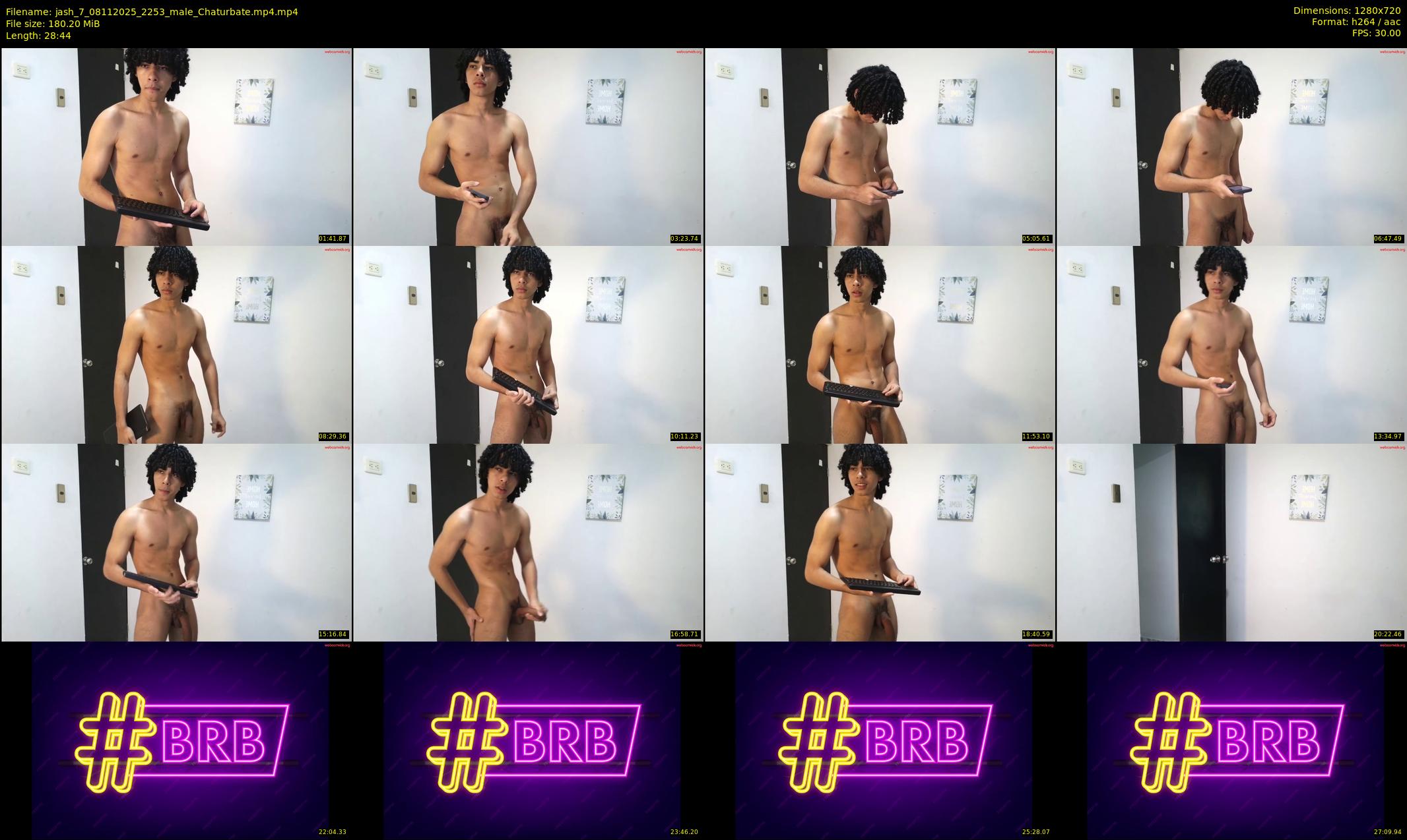 jash_7 — 29 minute Chaturbate male cam show recording, 720p, Nov 8, 2025