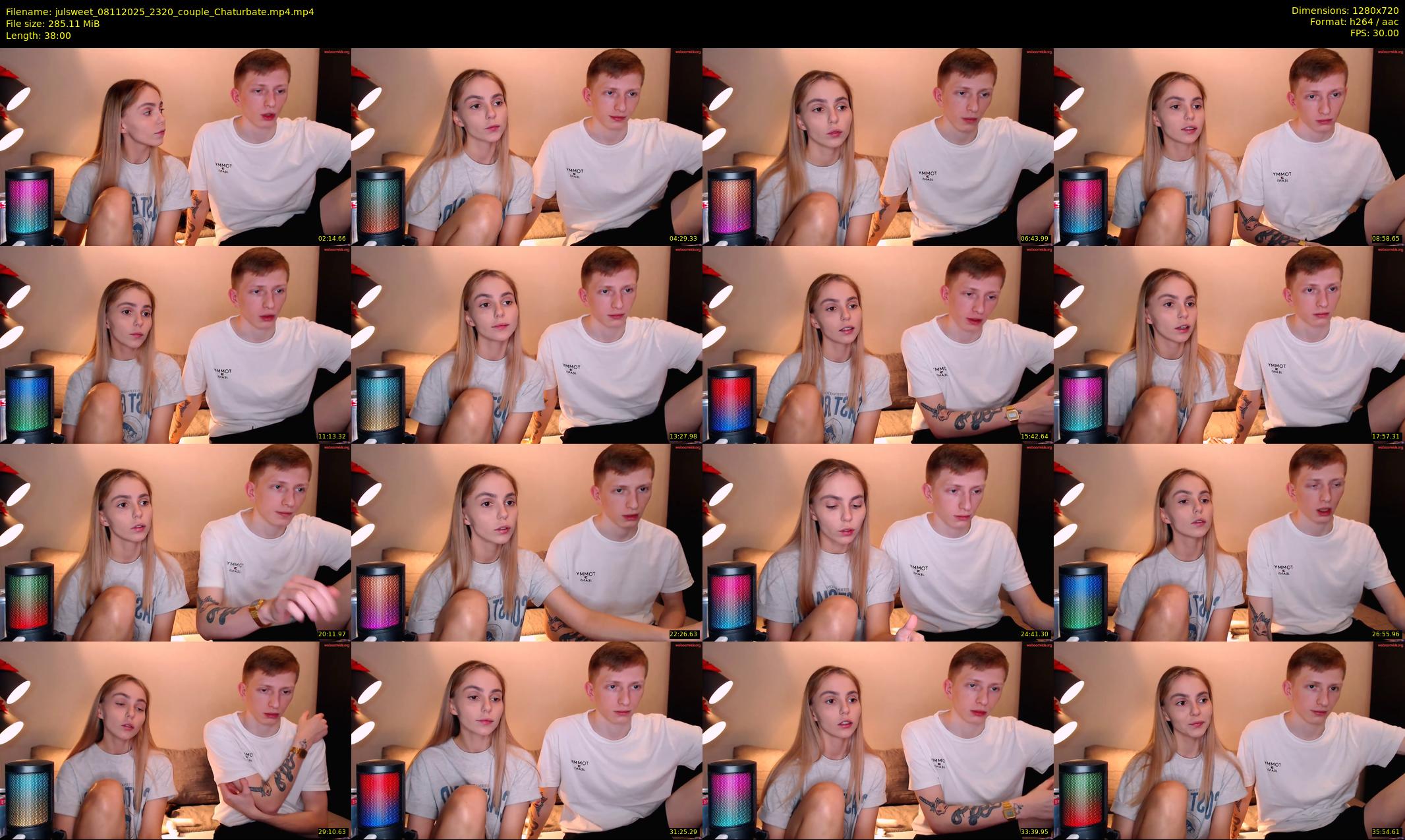 julsweet — 38 minute Chaturbate male cam show recording, 720p, Nov 8, 2025