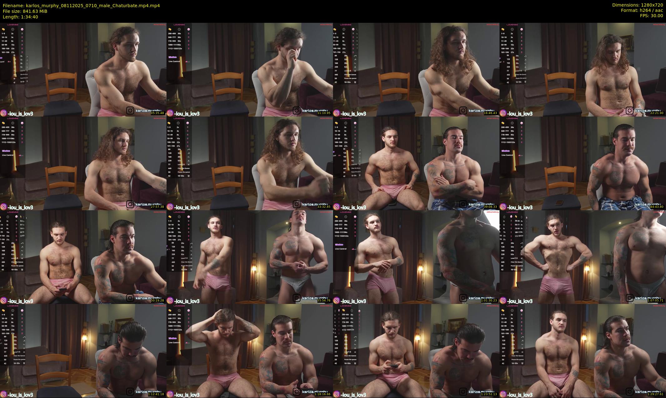 karlos_murphy — 95 minute Chaturbate male cam show recording, 720p, Nov 8, 2025