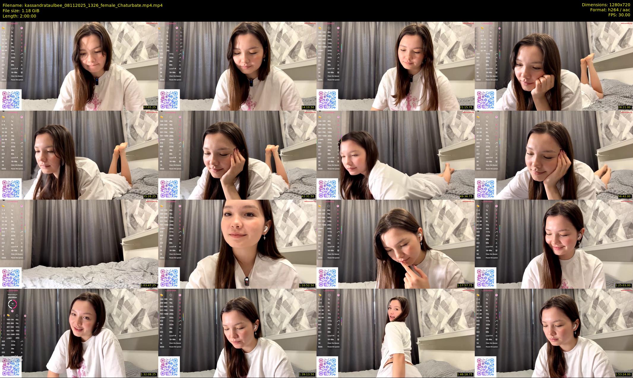 kassandrataulbee — 120 minute Chaturbate female cam show recording, 720p, Nov 8, 2025