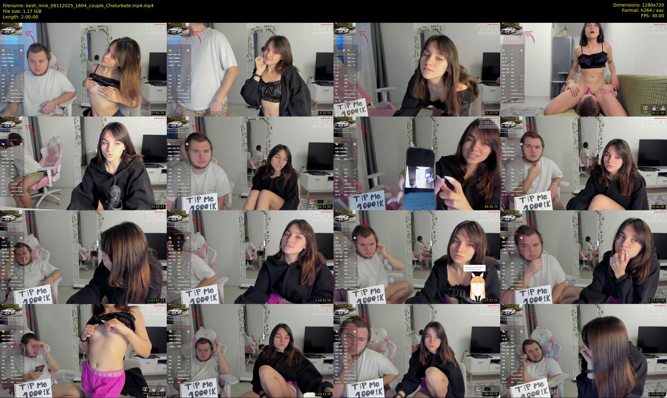 kesh_mne — 120 minute Chaturbate female cam show recording, 720p, Nov 8, 2025