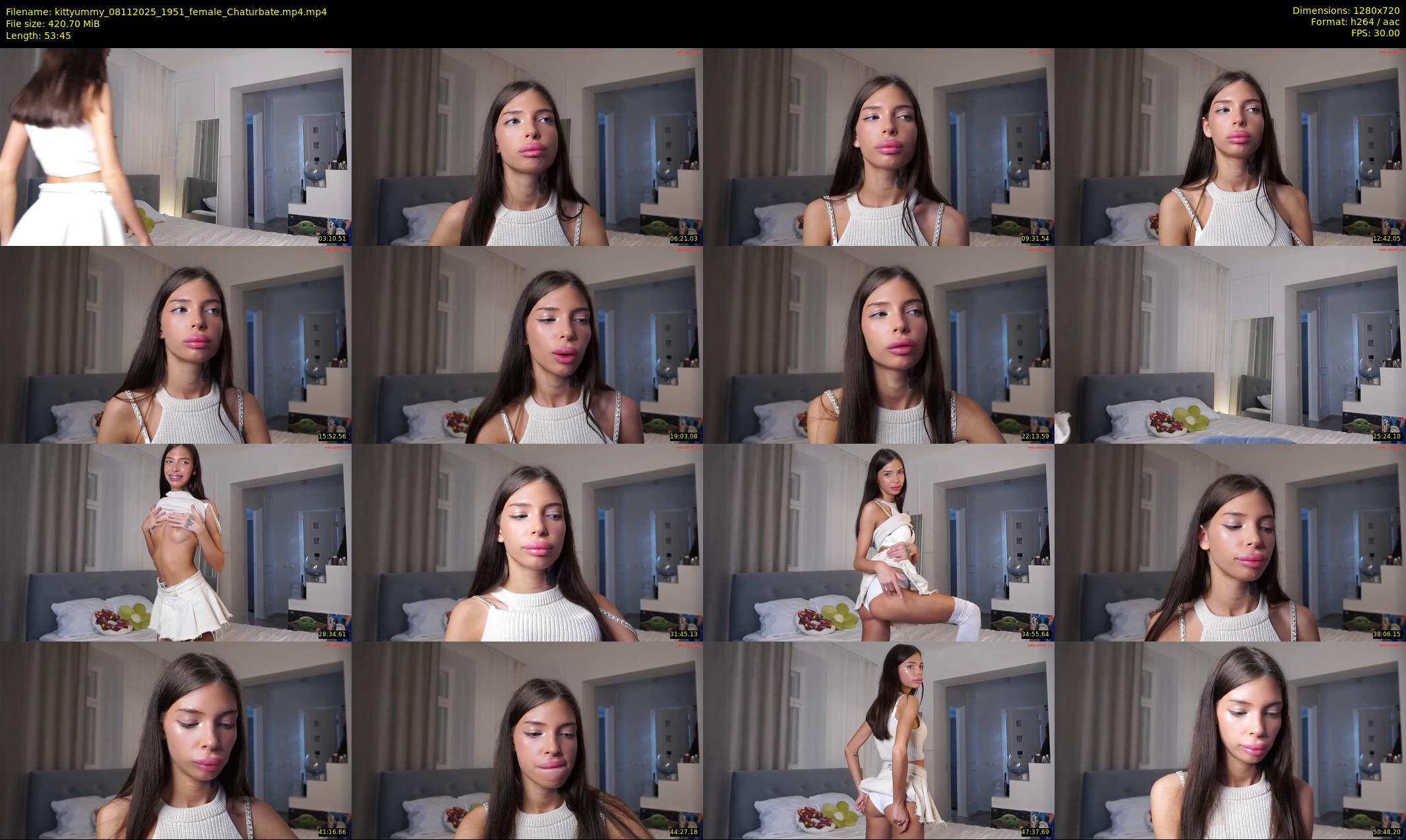 kittyummy — 54 minute Chaturbate female cam show recording, 720p, Nov 8, 2025