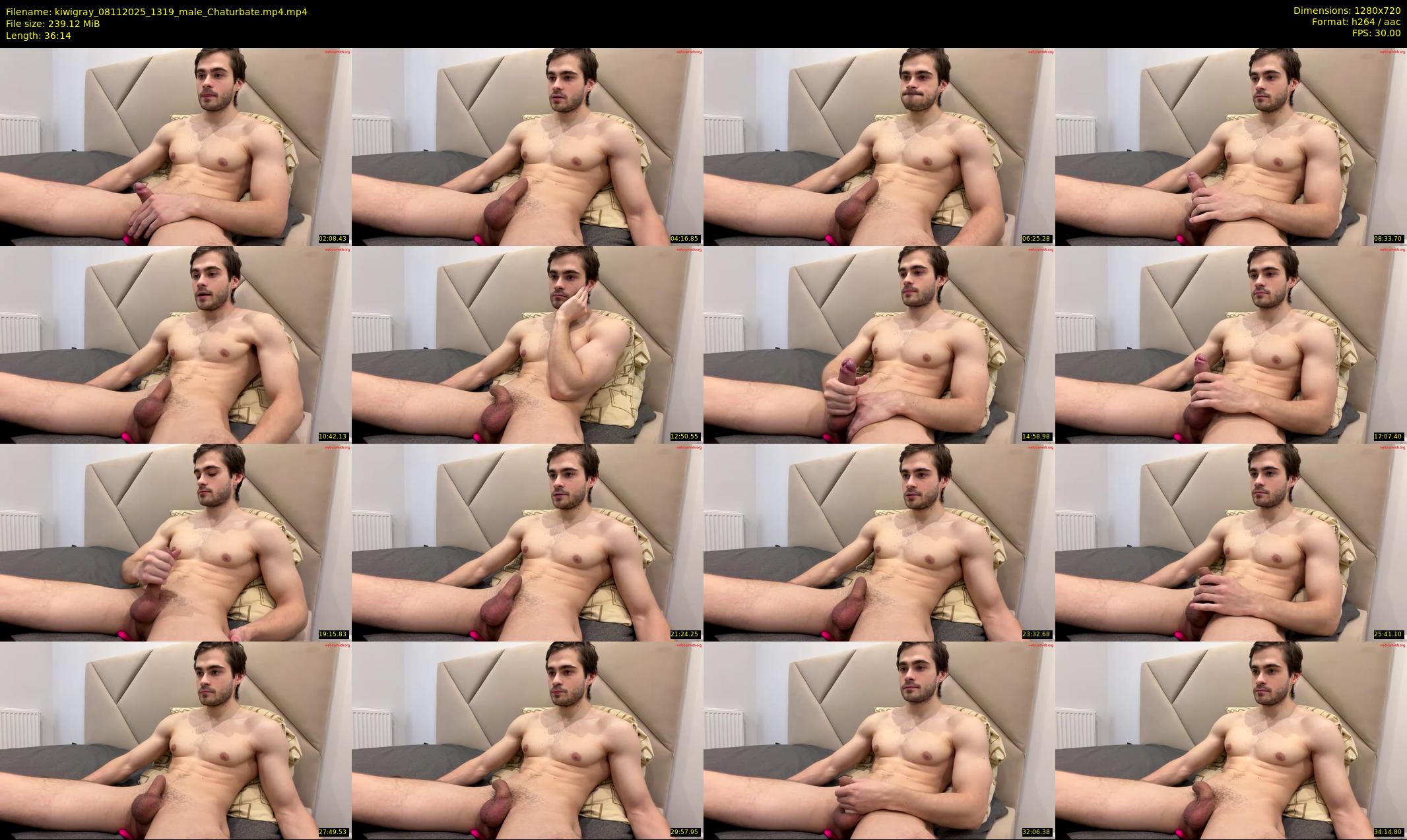 kiwigray — 37 minute Chaturbate male cam show recording, 720p, Nov 8, 2025