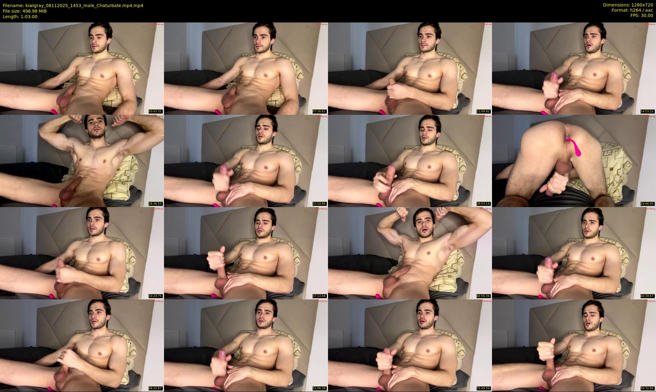 kiwigray — 63 minute Chaturbate male cam show recording, 720p, Nov 8, 2025