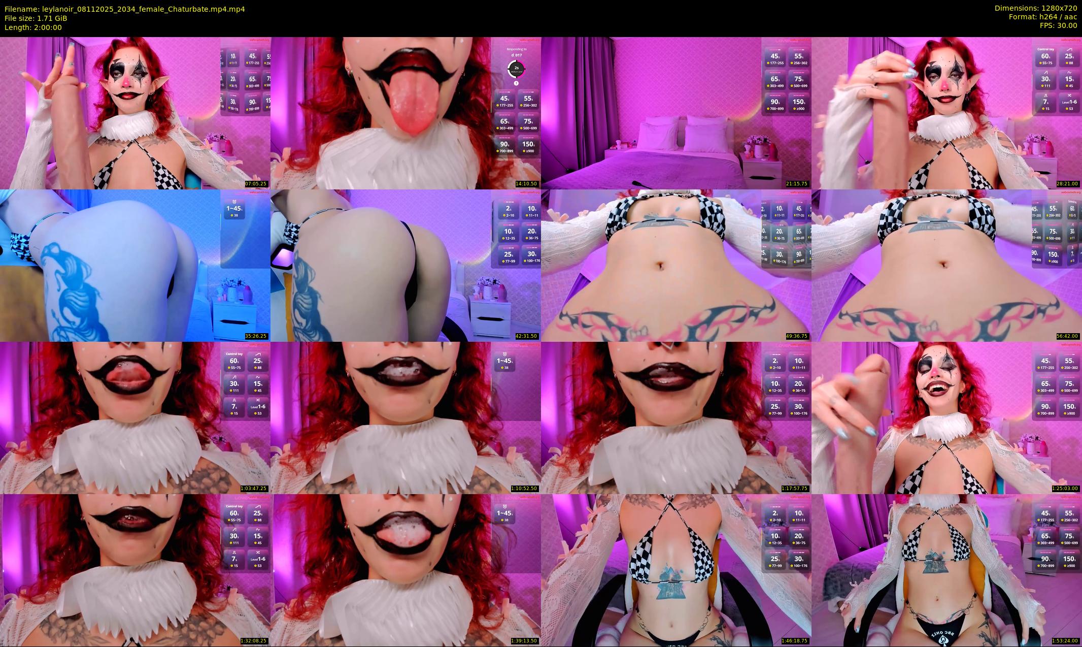 leylanoir — 120 minute Chaturbate female cam show recording, 720p, Nov 8, 2025