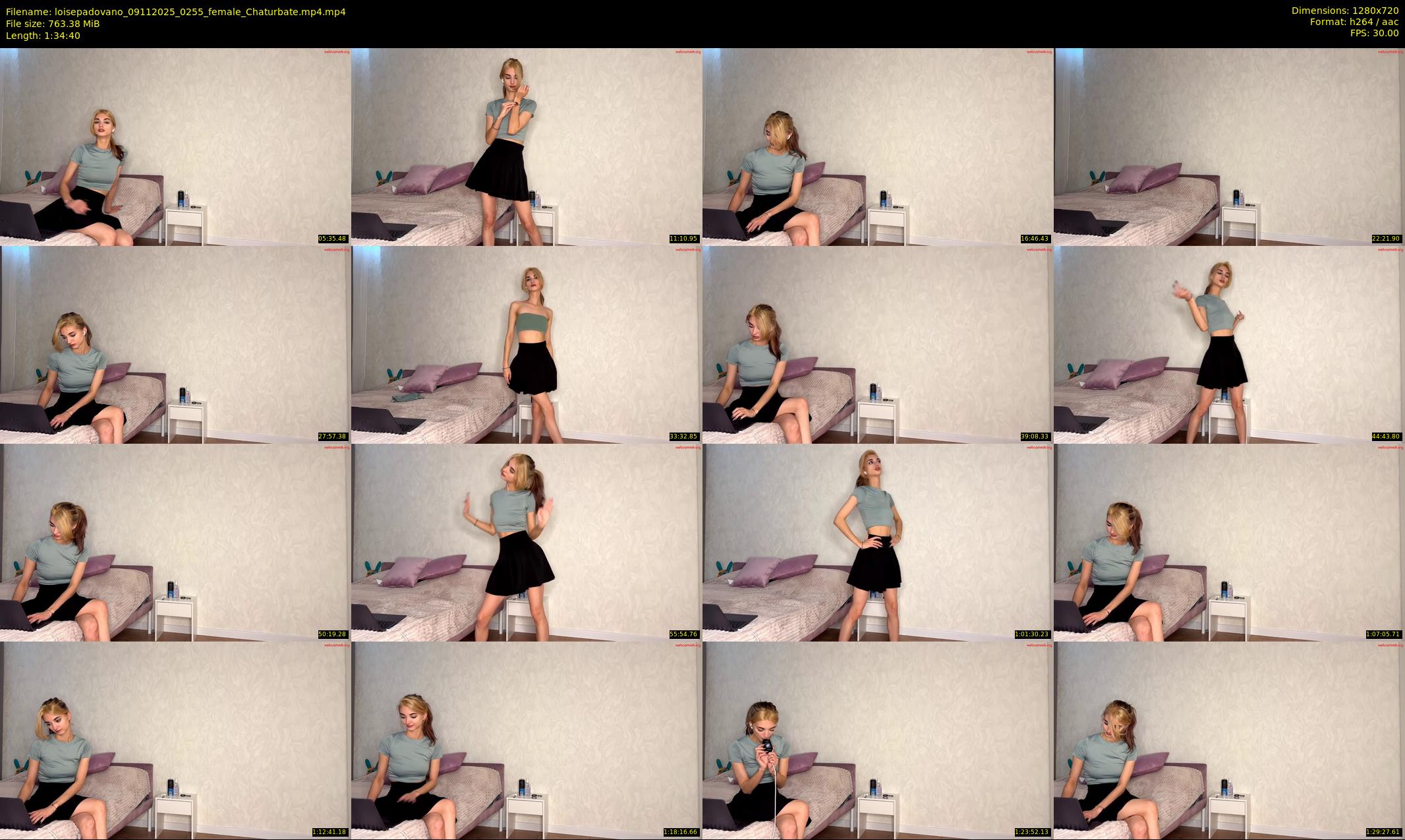 loisepadovano — 95 minute Chaturbate female cam show recording, 720p, Nov 9, 2025