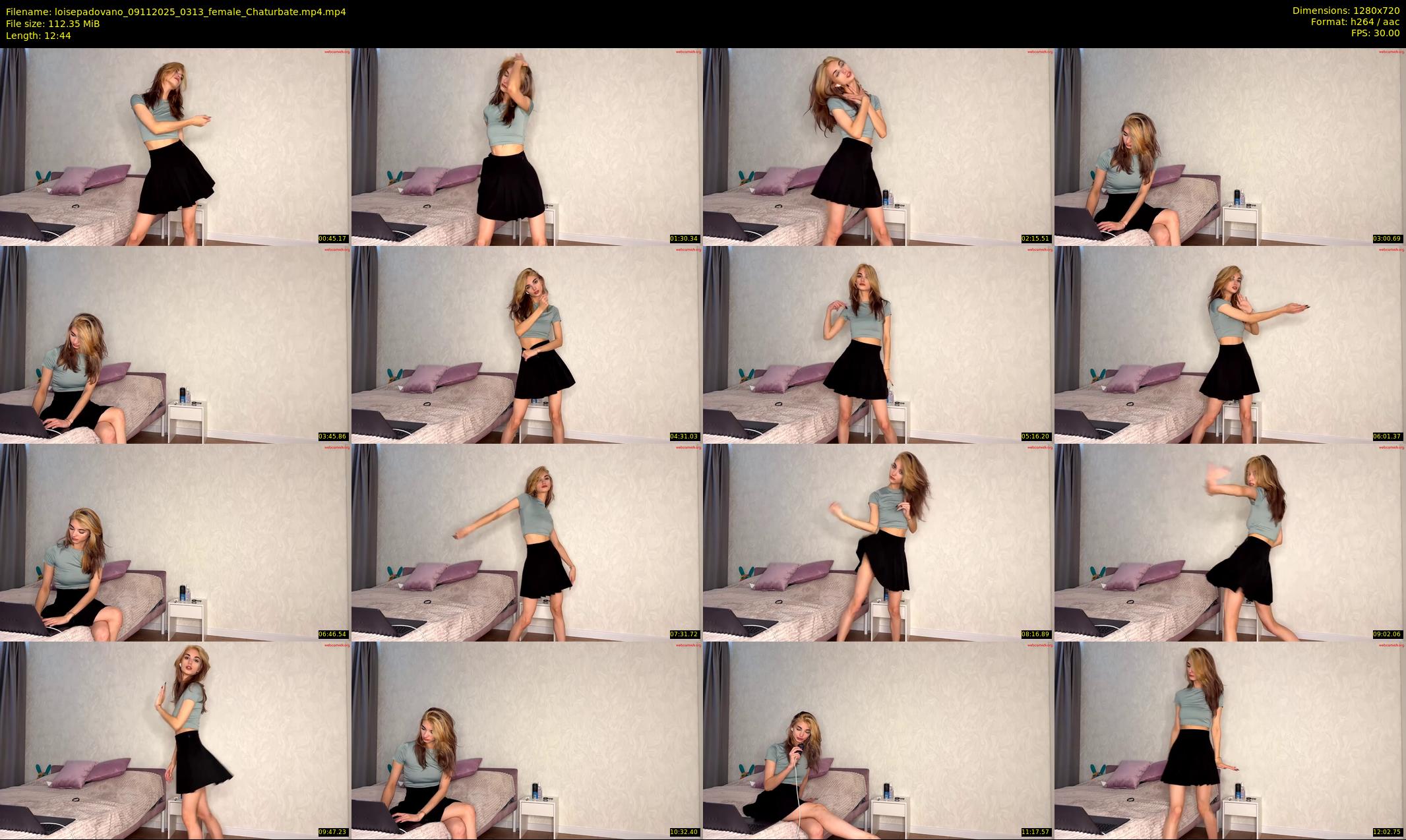 loisepadovano — 13 minute Chaturbate female cam show recording, 720p, Nov 9, 2025