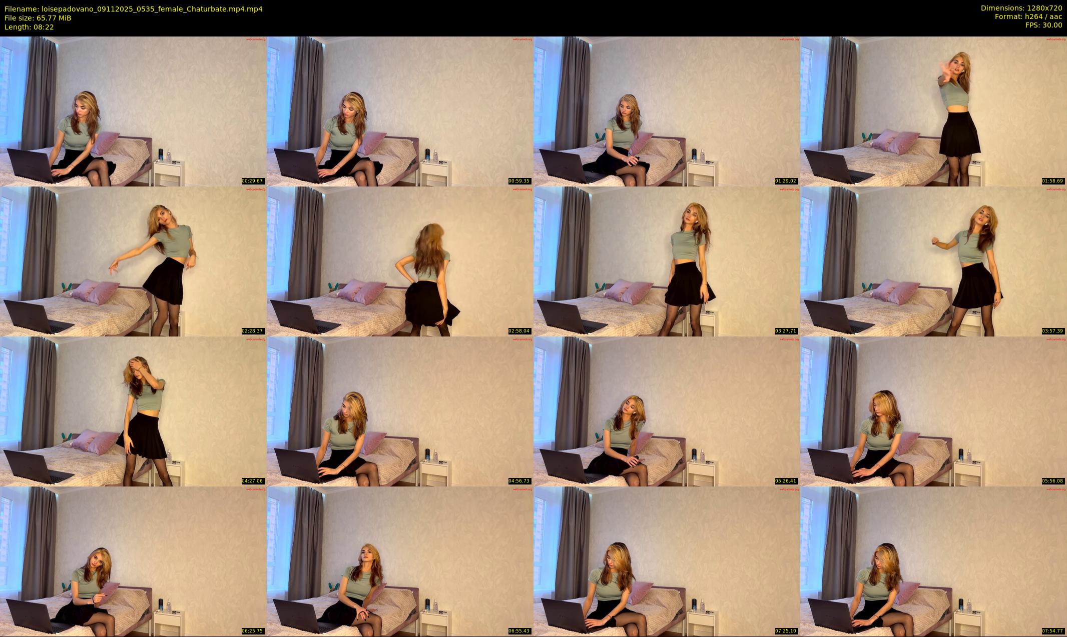 loisepadovano — 9 minute Chaturbate female cam show recording, 720p, Nov 9, 2025