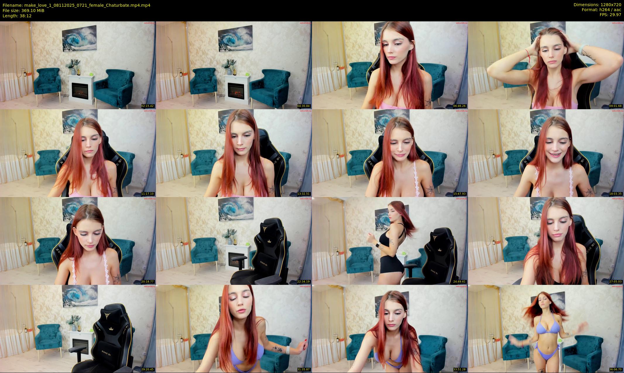 make_love_1 — 39 minute Chaturbate female cam show recording, 720p, Nov 8, 2025