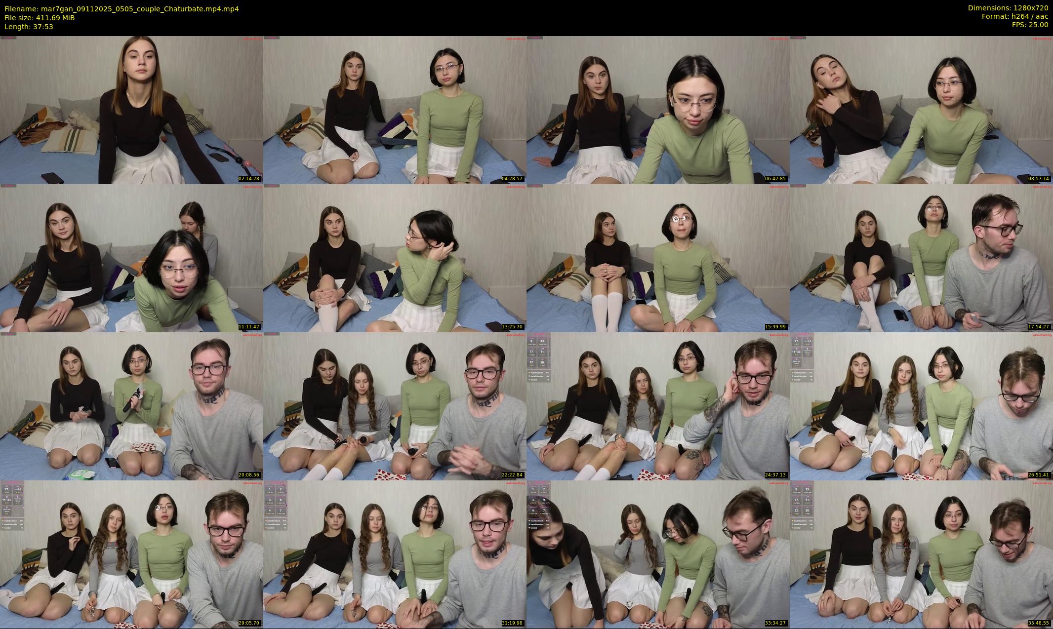 mar7gan — 38 minute Chaturbate couple cam show recording, 720p, Nov 9, 2025
