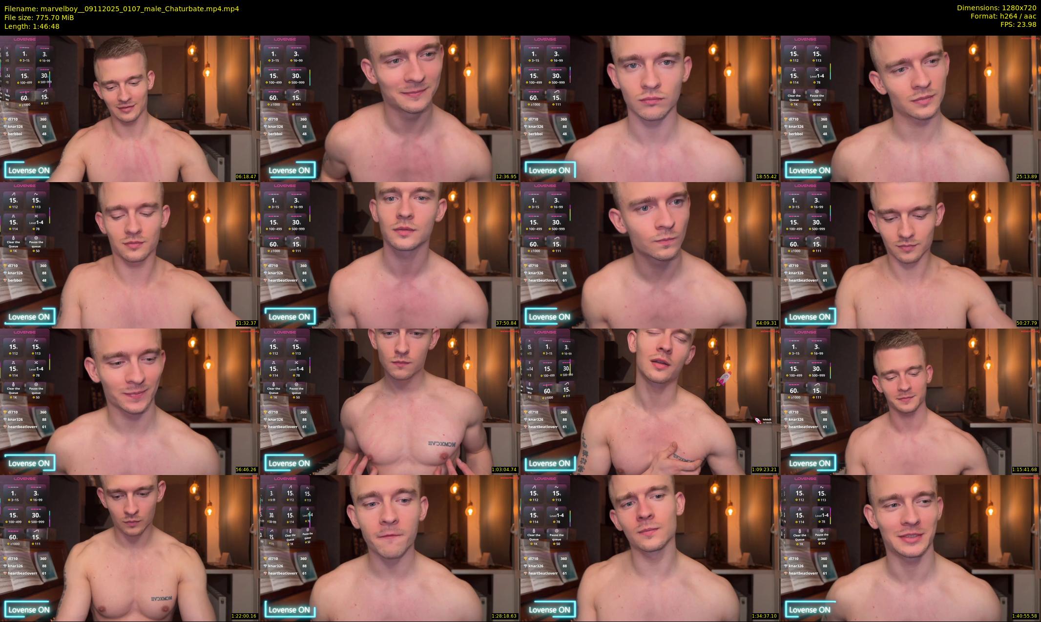 marvelboy_ — 107 minute Chaturbate male cam show recording, 720p, Nov 9, 2025