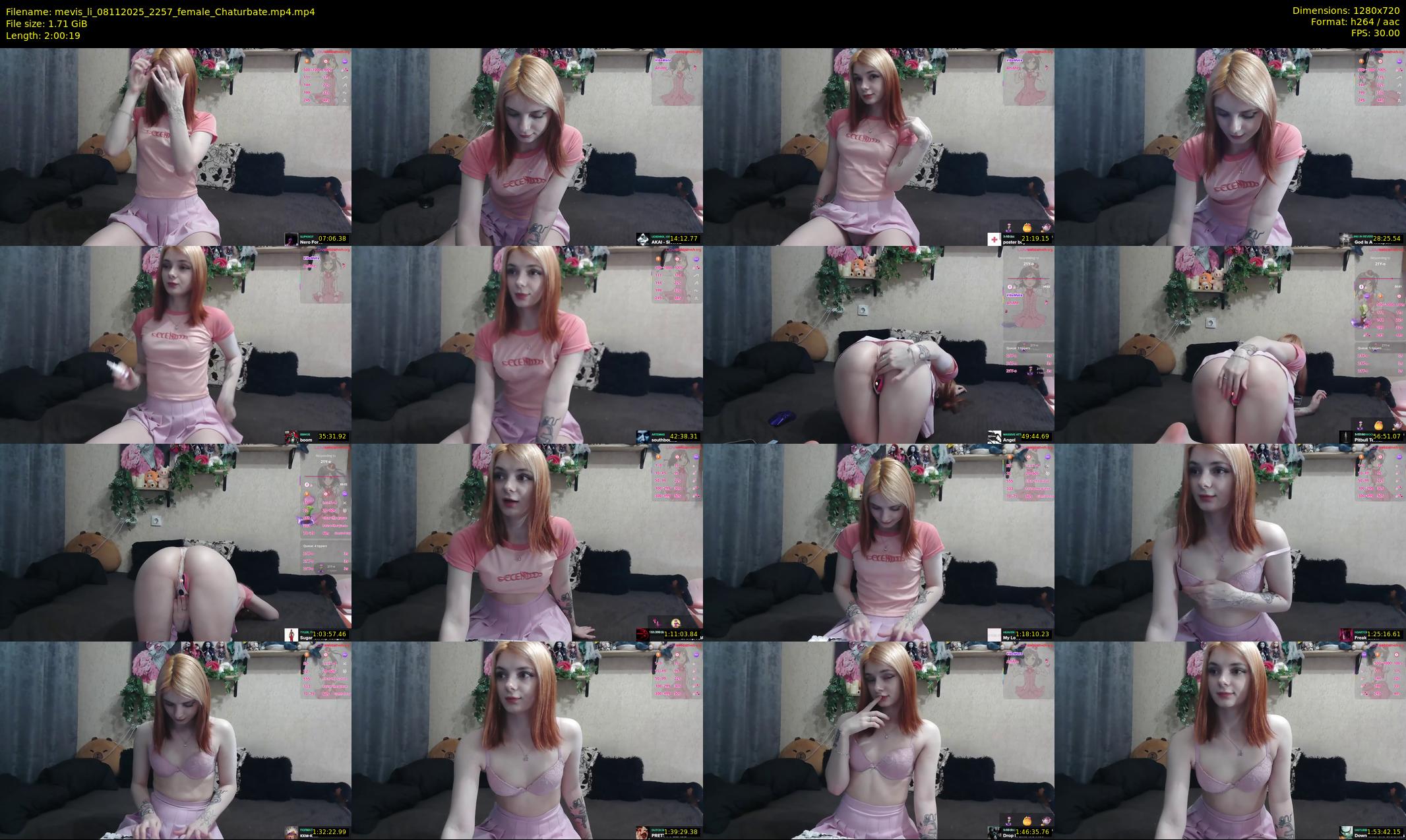 mevis_li — 121 minute Chaturbate female cam show recording, 720p, Nov 8, 2025