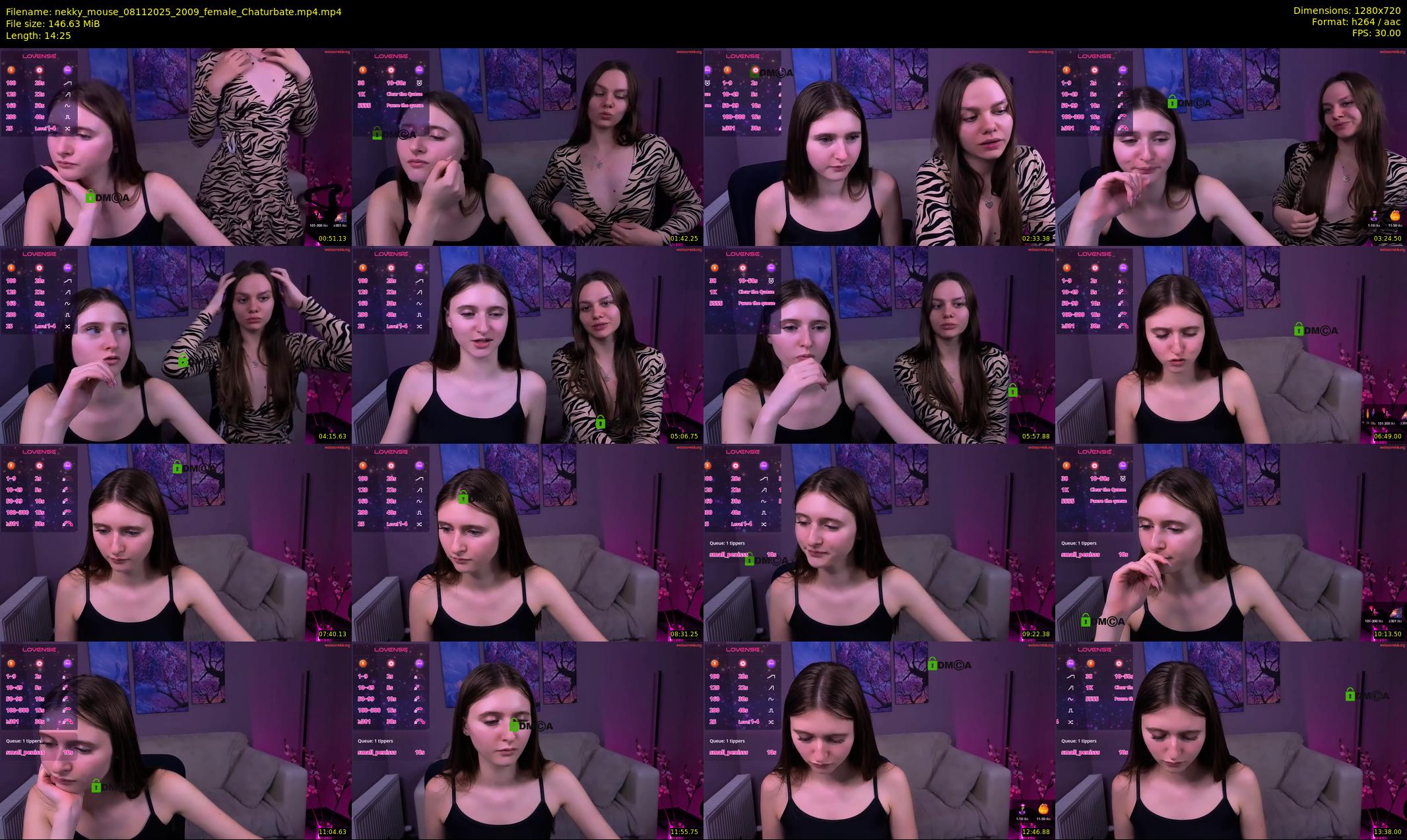 nekky_mouse — 15 minute Chaturbate female cam show recording, 720p, Nov 8, 2025
