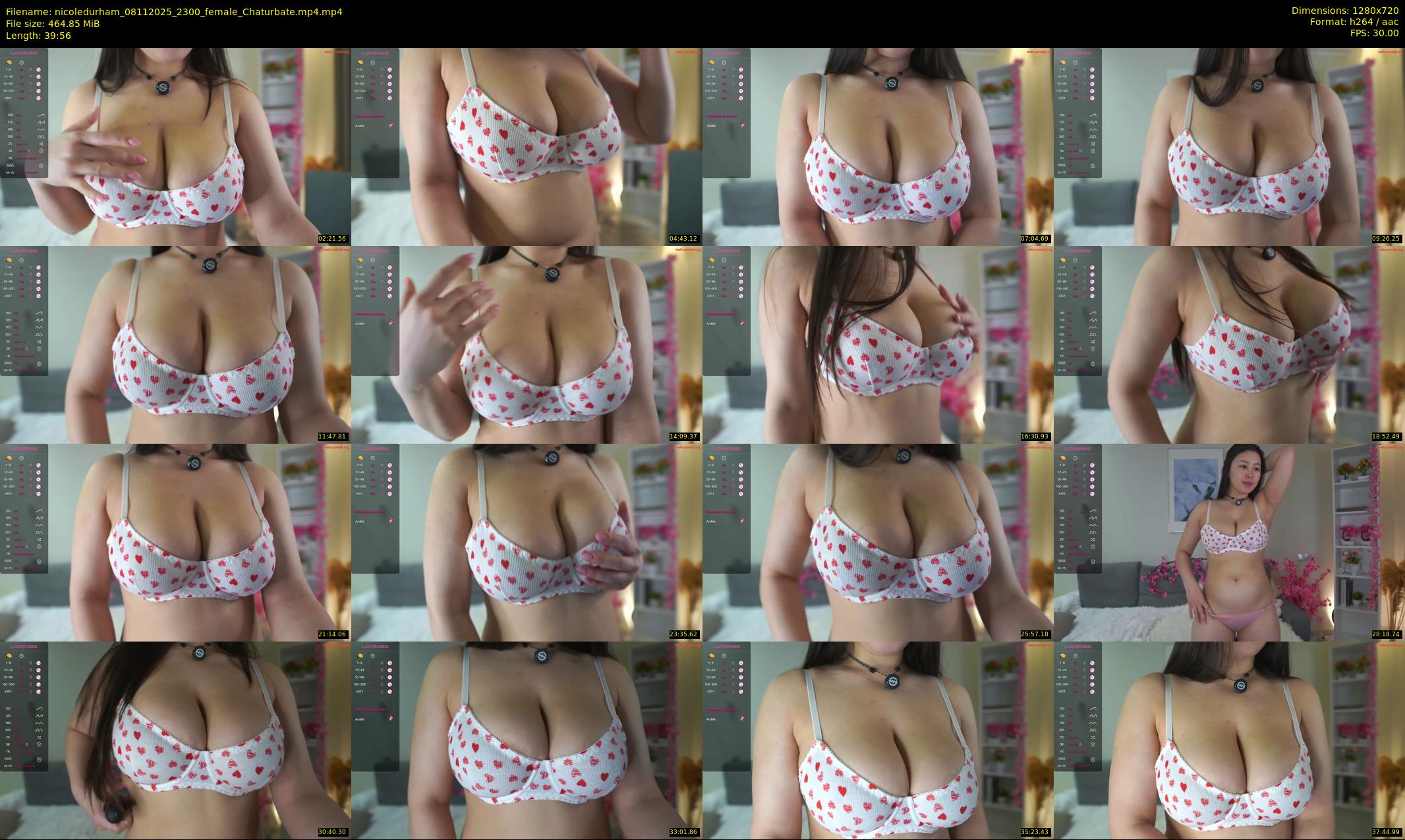 nicoledurham — 40 minute Chaturbate female cam show recording, 720p, Nov 8, 2025