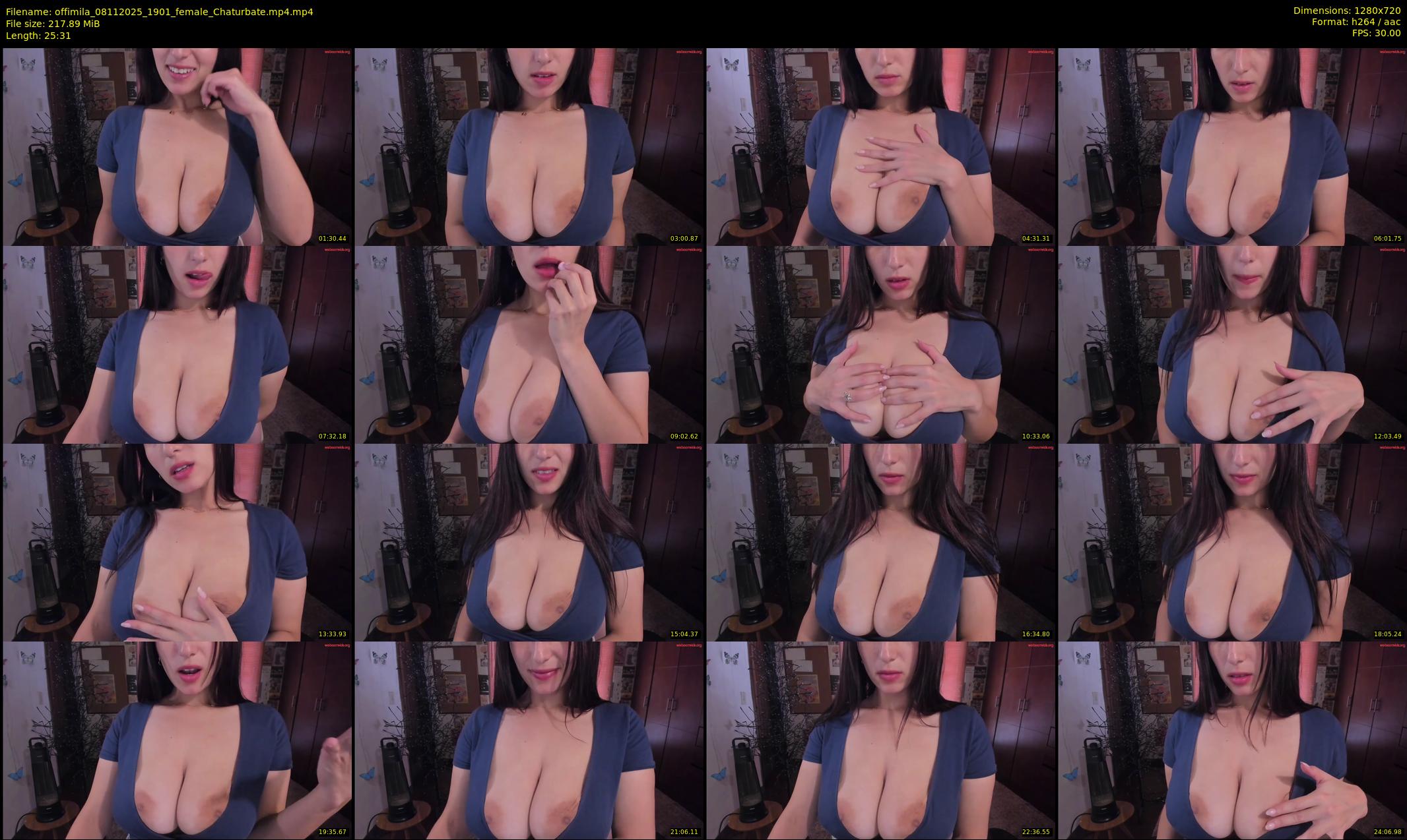 offimila — 26 minute Chaturbate female cam show recording, 720p, Nov 8, 2025