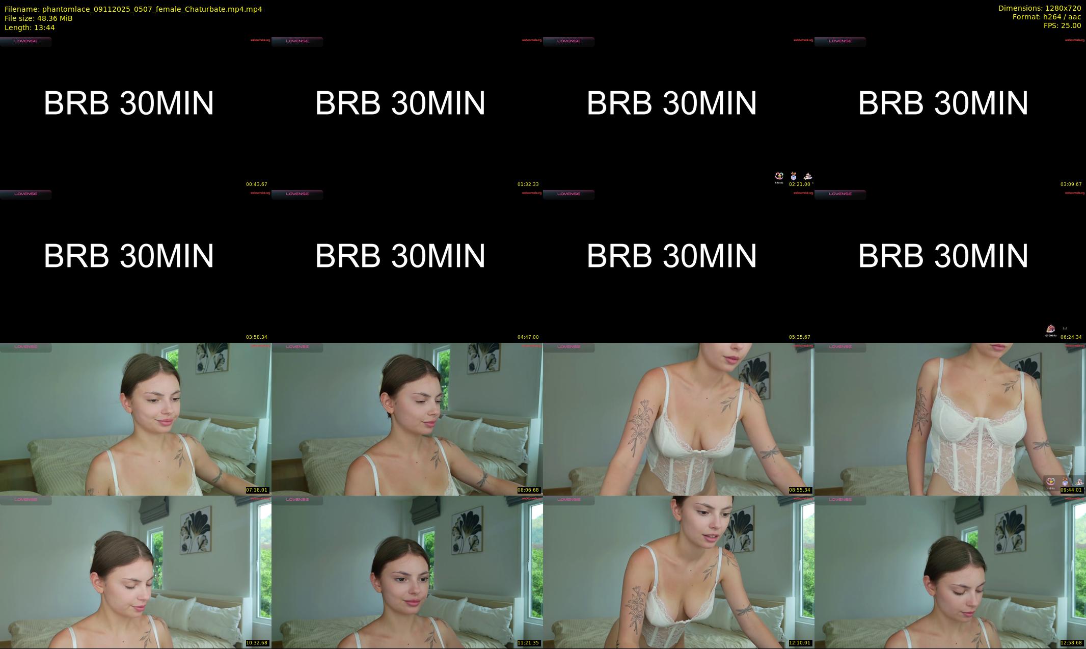 phantomlace — 14 minute Chaturbate female cam show recording, 720p, Nov 9, 2025