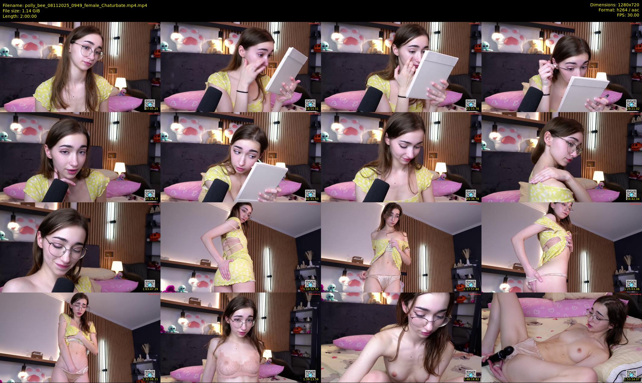 polly_bee — 120 minute Chaturbate female cam show recording, 720p, Nov 8, 2025