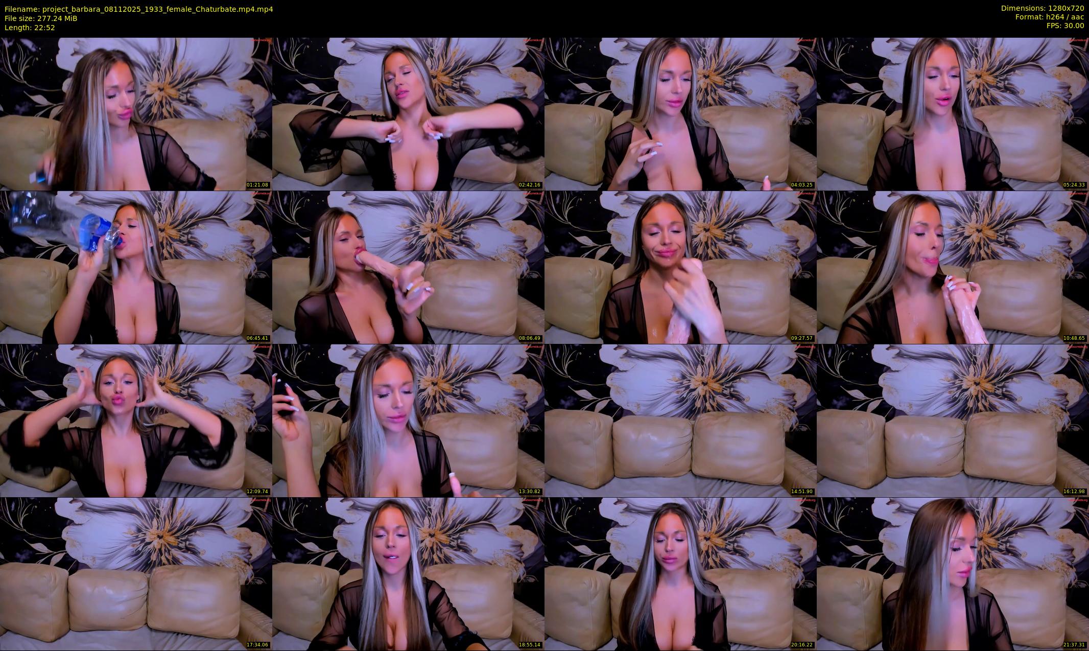 project_barbara — 23 minute Chaturbate female cam show recording, 720p, Nov 8, 2025