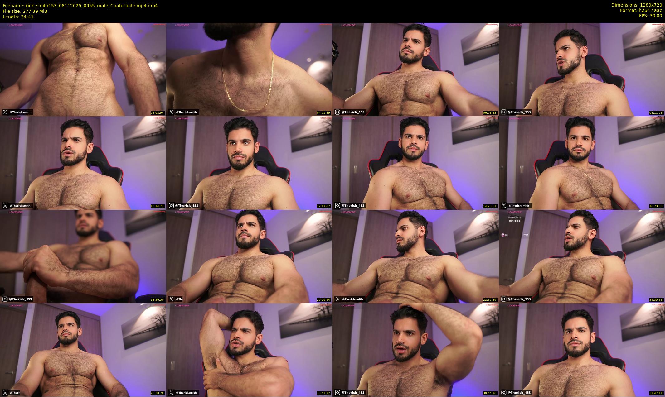 rick_smith153 — 35 minute Chaturbate male cam show recording, 720p, Nov 8, 2025