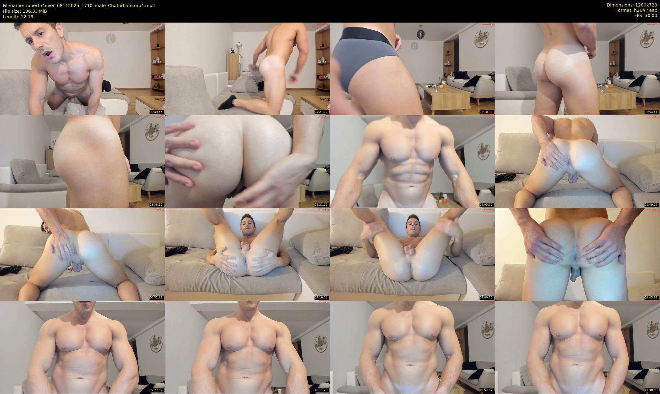 roberto4ever — 13 minute Chaturbate male cam show recording, 720p, Nov 8, 2025