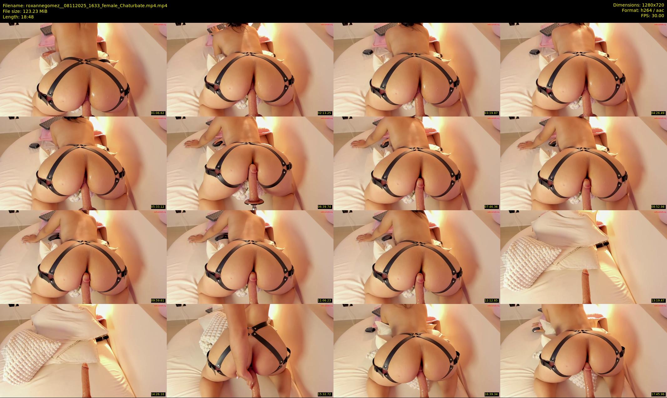 roxannegomez_ — 19 minute Chaturbate female cam show recording, 720p, Nov 8, 2025