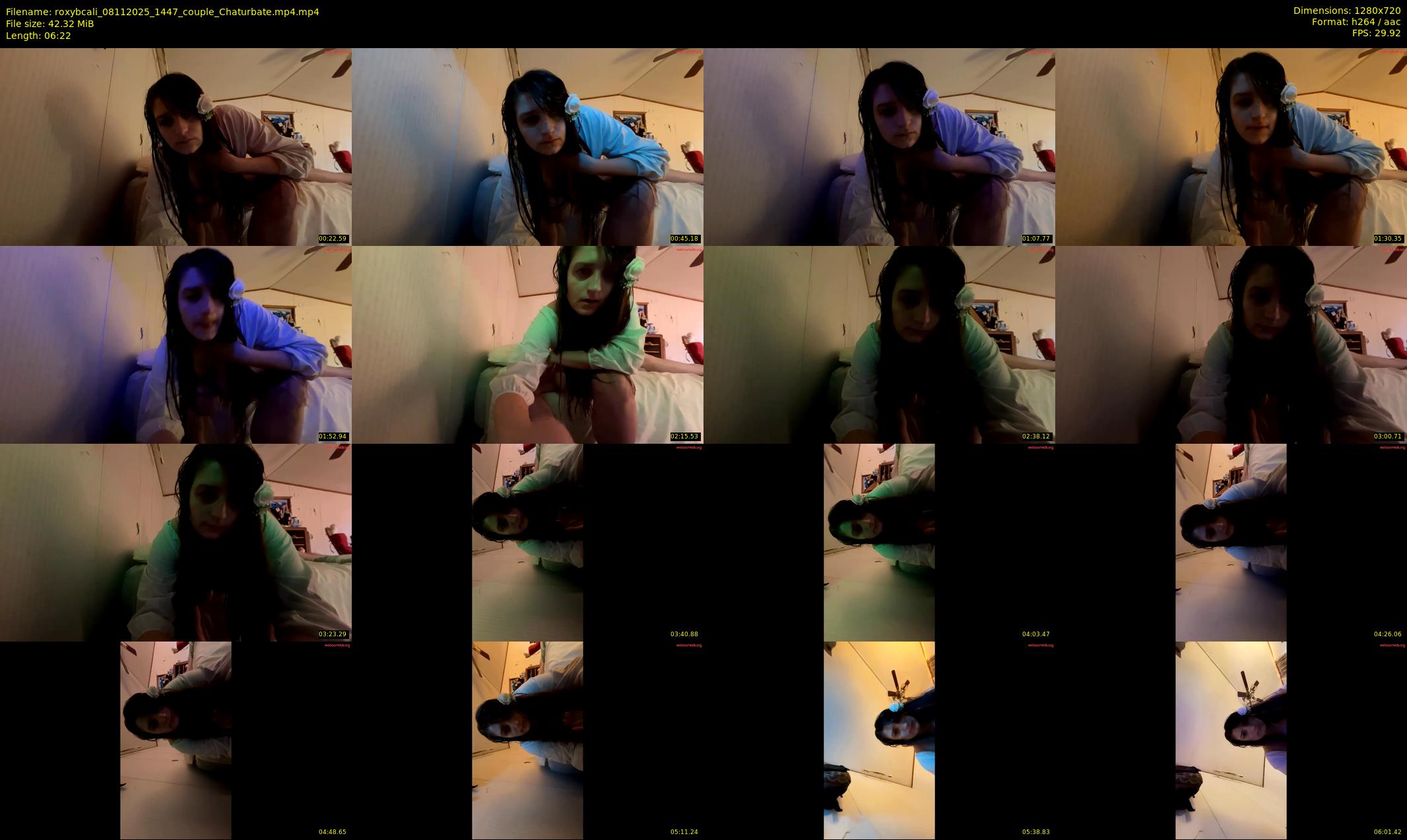 roxybcali — 7 minute Chaturbate couple cam show recording, 720p, Nov 8, 2025
