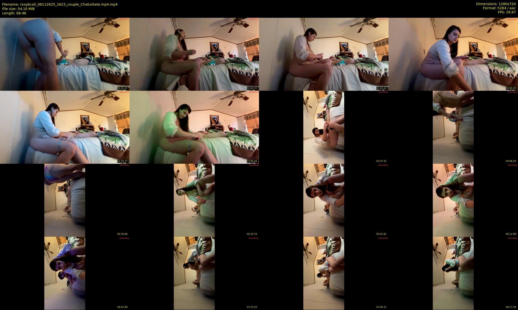 roxybcali — 9 minute Chaturbate couple cam show recording, 720p, Nov 8, 2025