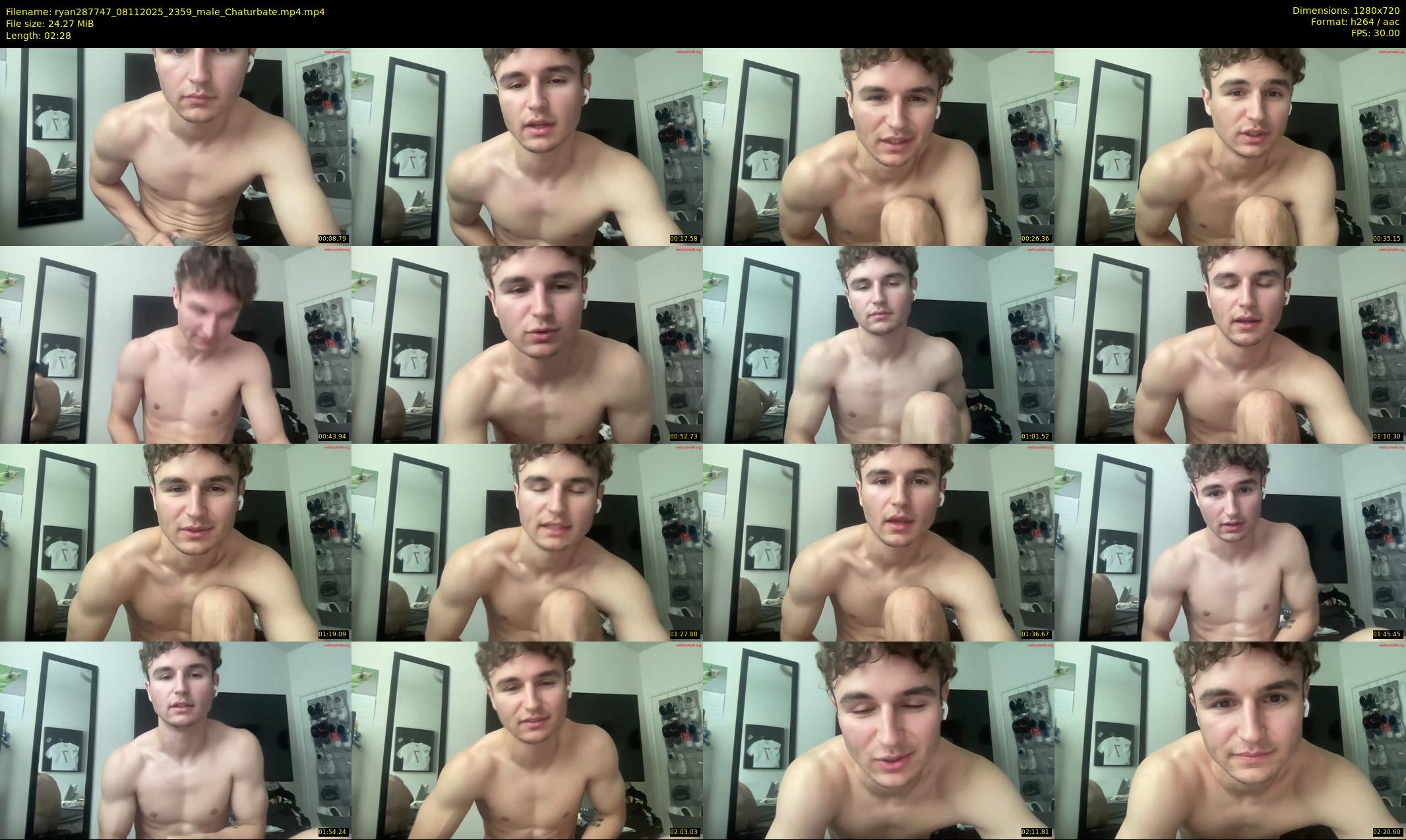 ryan287747 — 3 minute Chaturbate male cam show recording, 720p, Nov 8, 2025