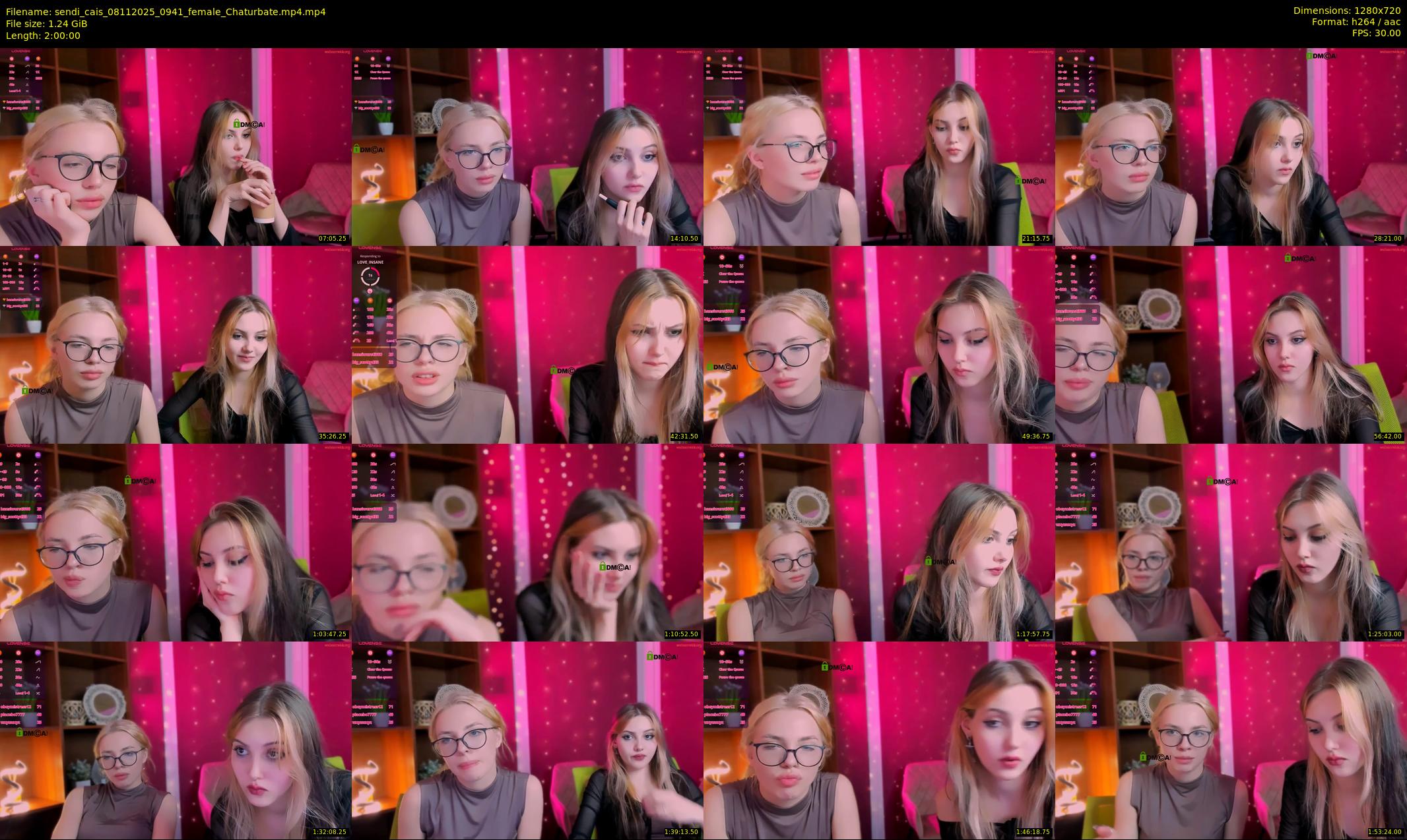 sendi_cais — 120 minute Chaturbate female cam show recording, 720p, Nov 8, 2025