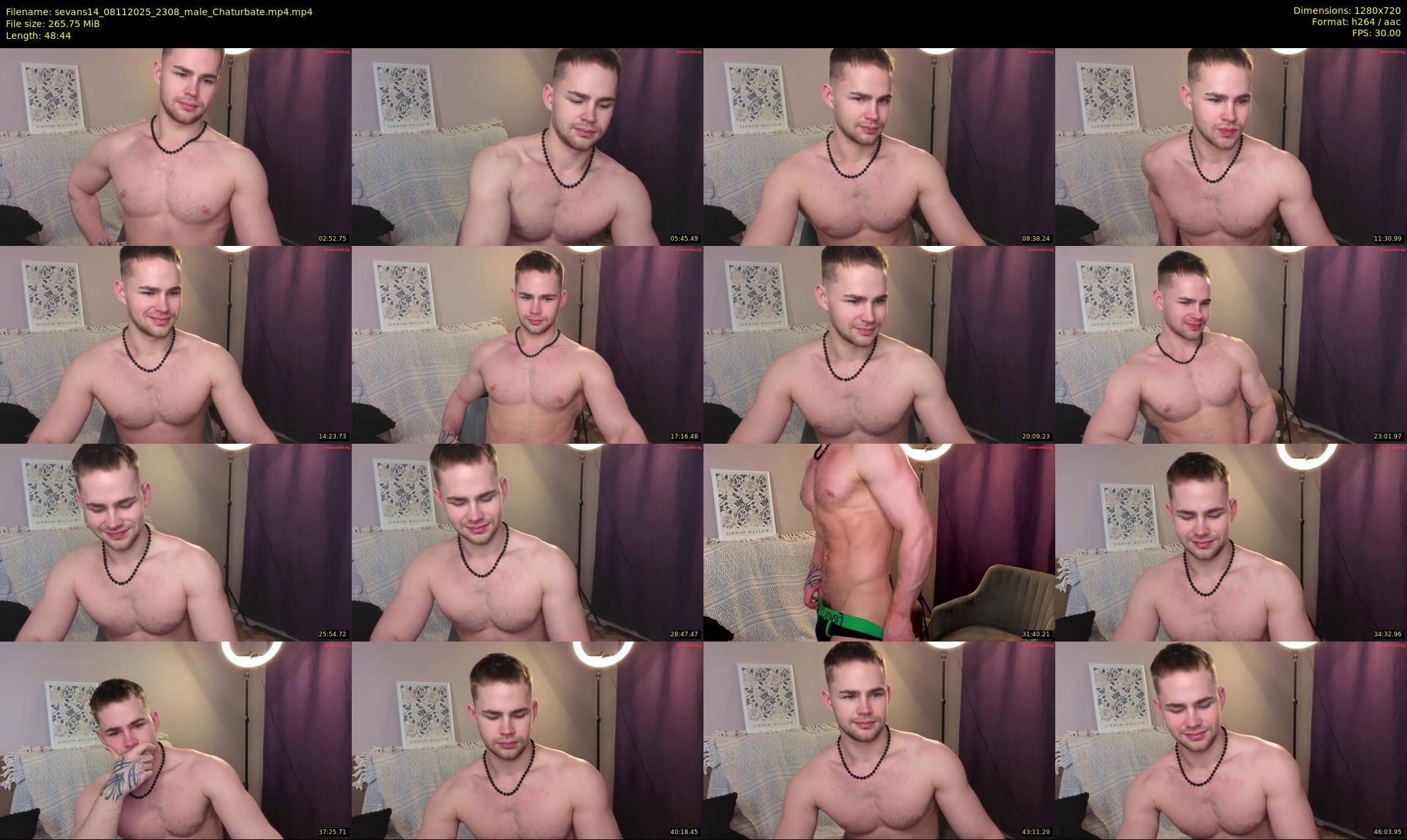 sevans14 — 49 minute Chaturbate male cam show recording, 720p, Nov 8, 2025
