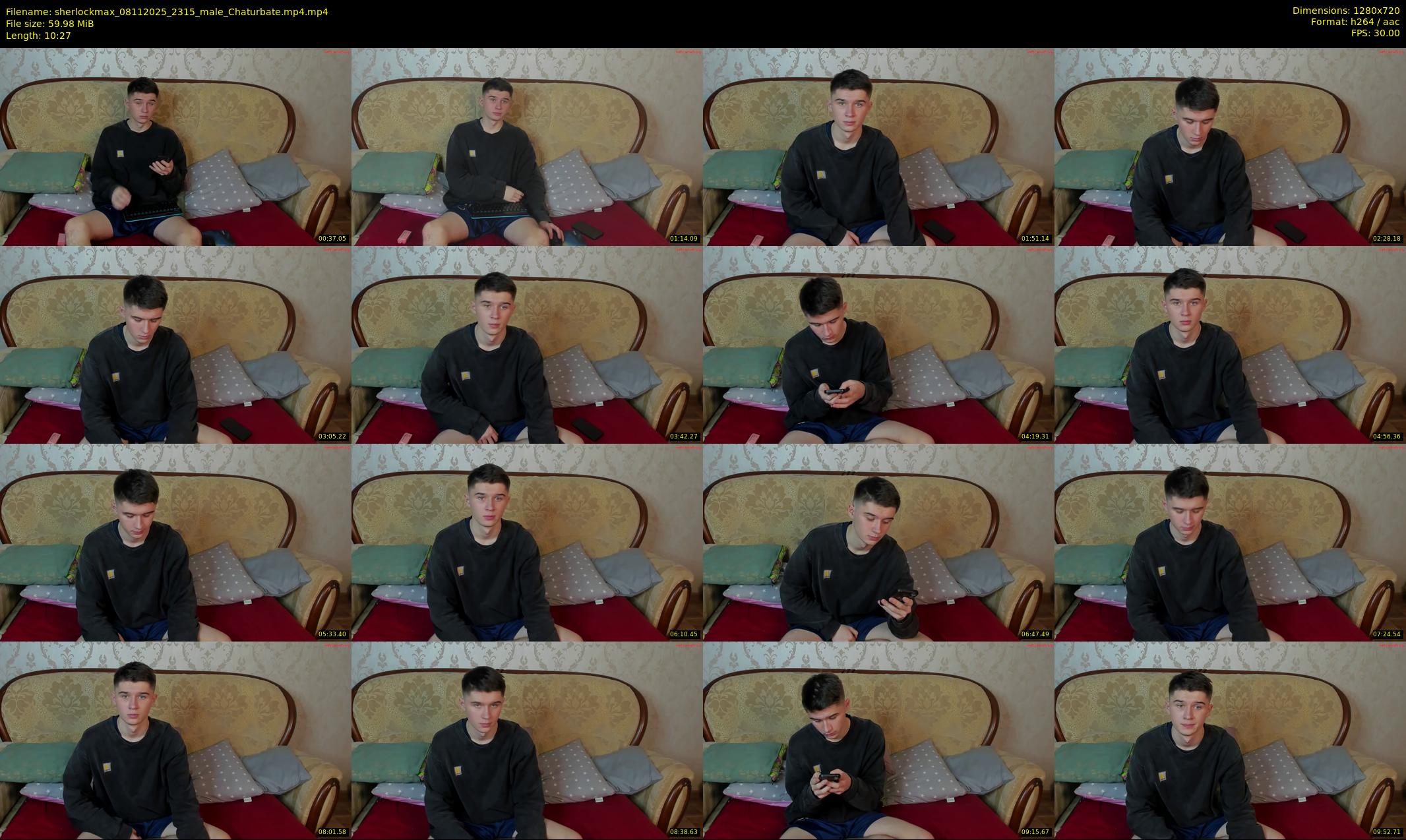 sherlockmax — 11 minute Chaturbate male cam show recording, 720p, Nov 8, 2025
