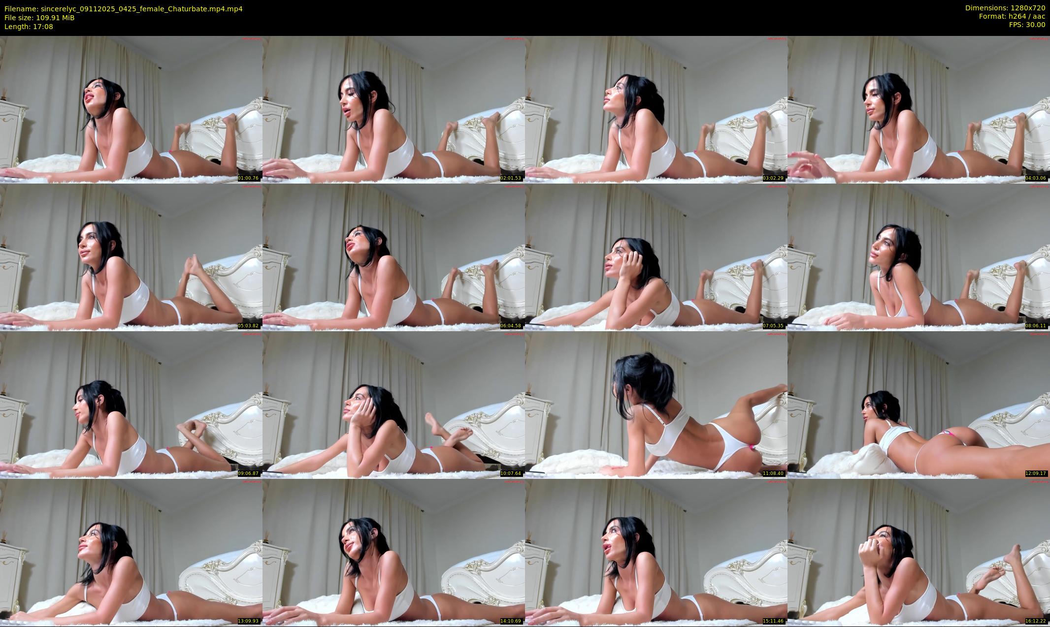 sincerelyc — 18 minute Chaturbate female cam show recording, 720p, Nov 9, 2025