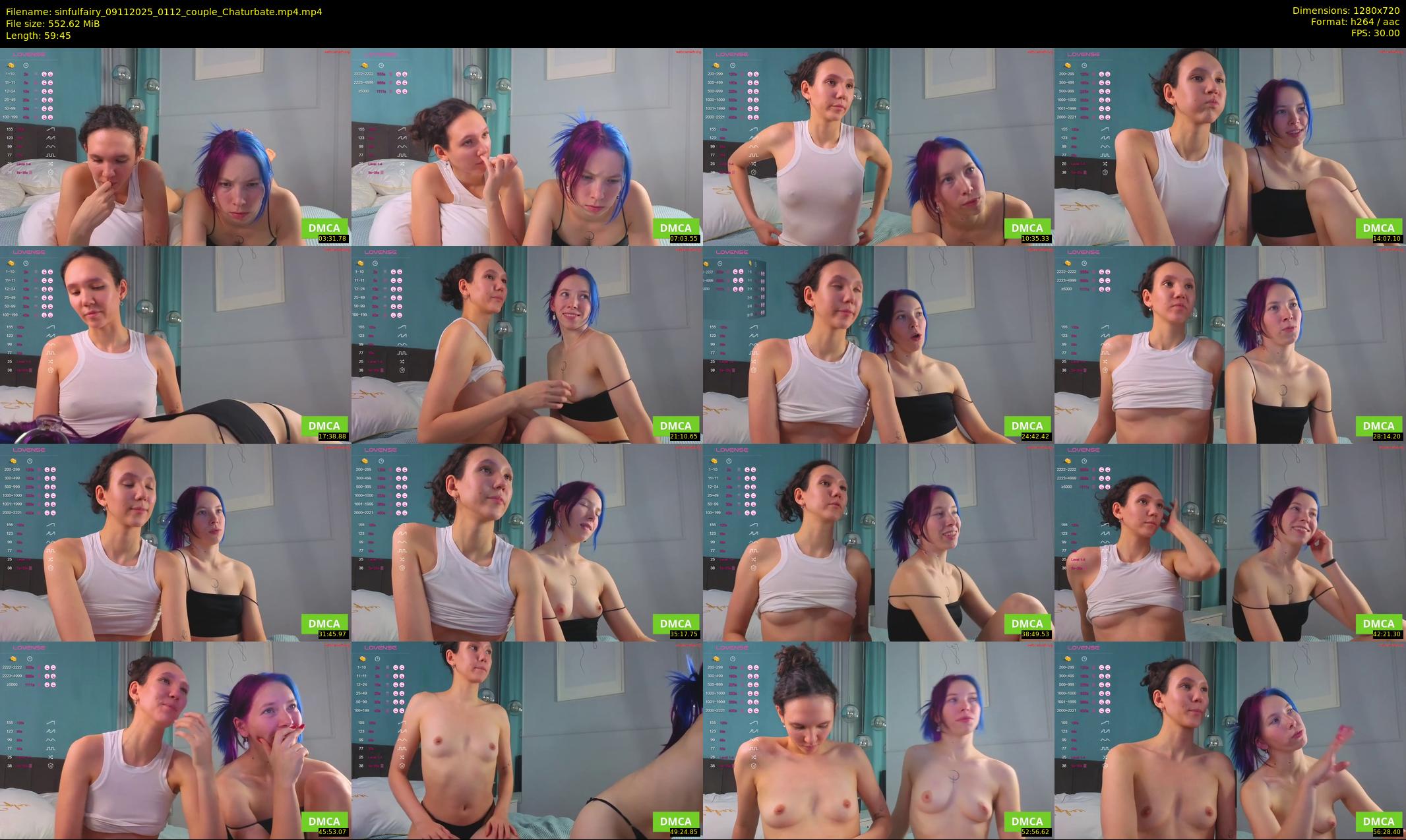 sinfulfairy — 60 minute Chaturbate couple cam show recording, 720p, Nov 9, 2025