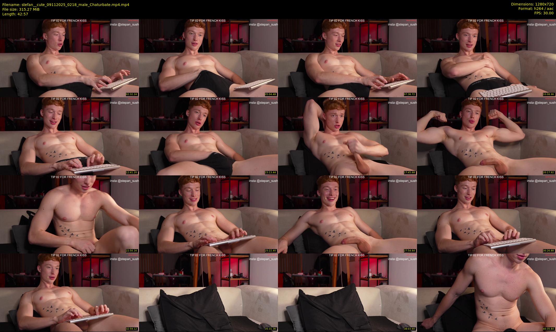 stefan__cute — 43 minute Chaturbate male cam show recording, 720p, Nov 9, 2025