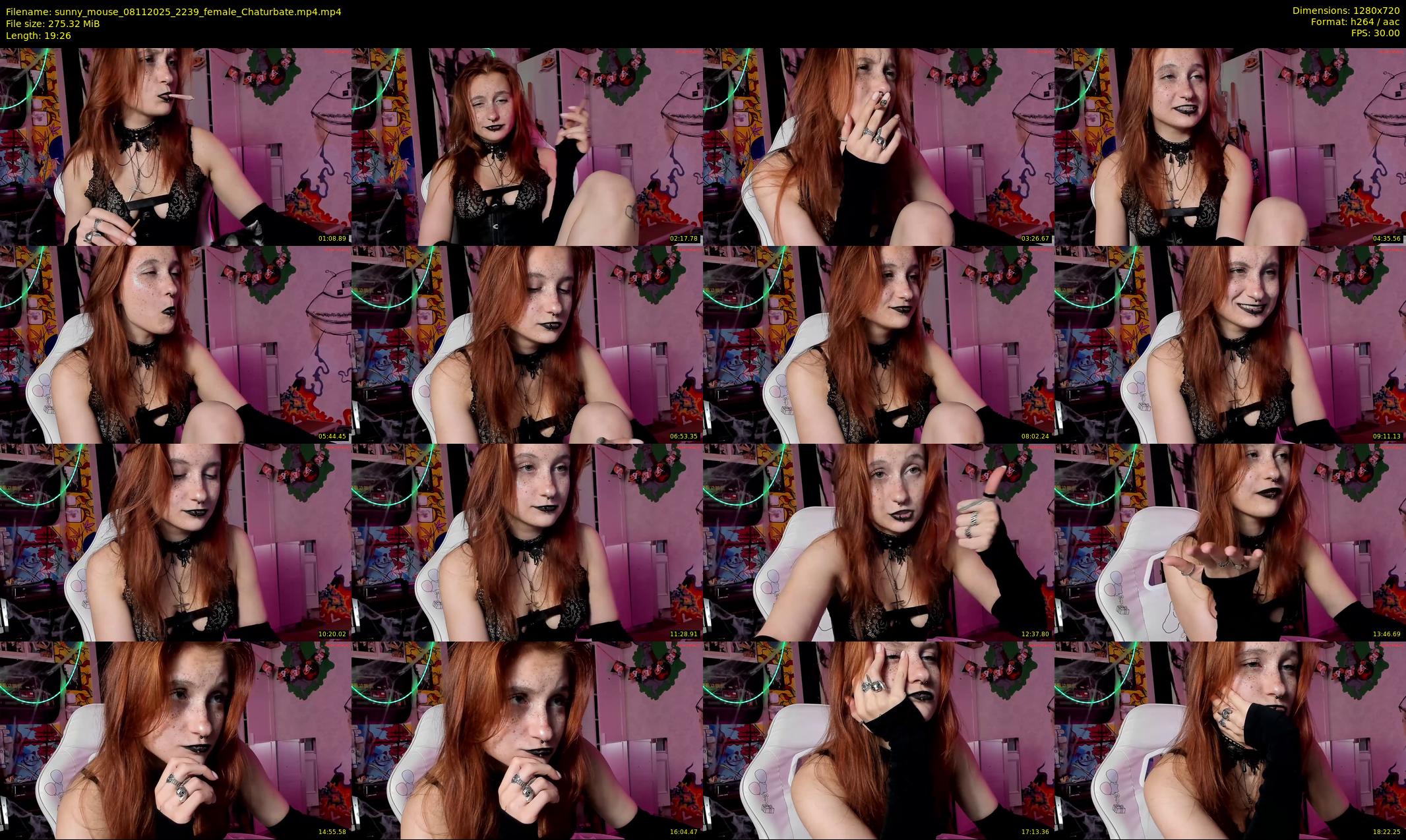 sunny_mouse — 20 minute Chaturbate female cam show recording, 720p, Nov 8, 2025