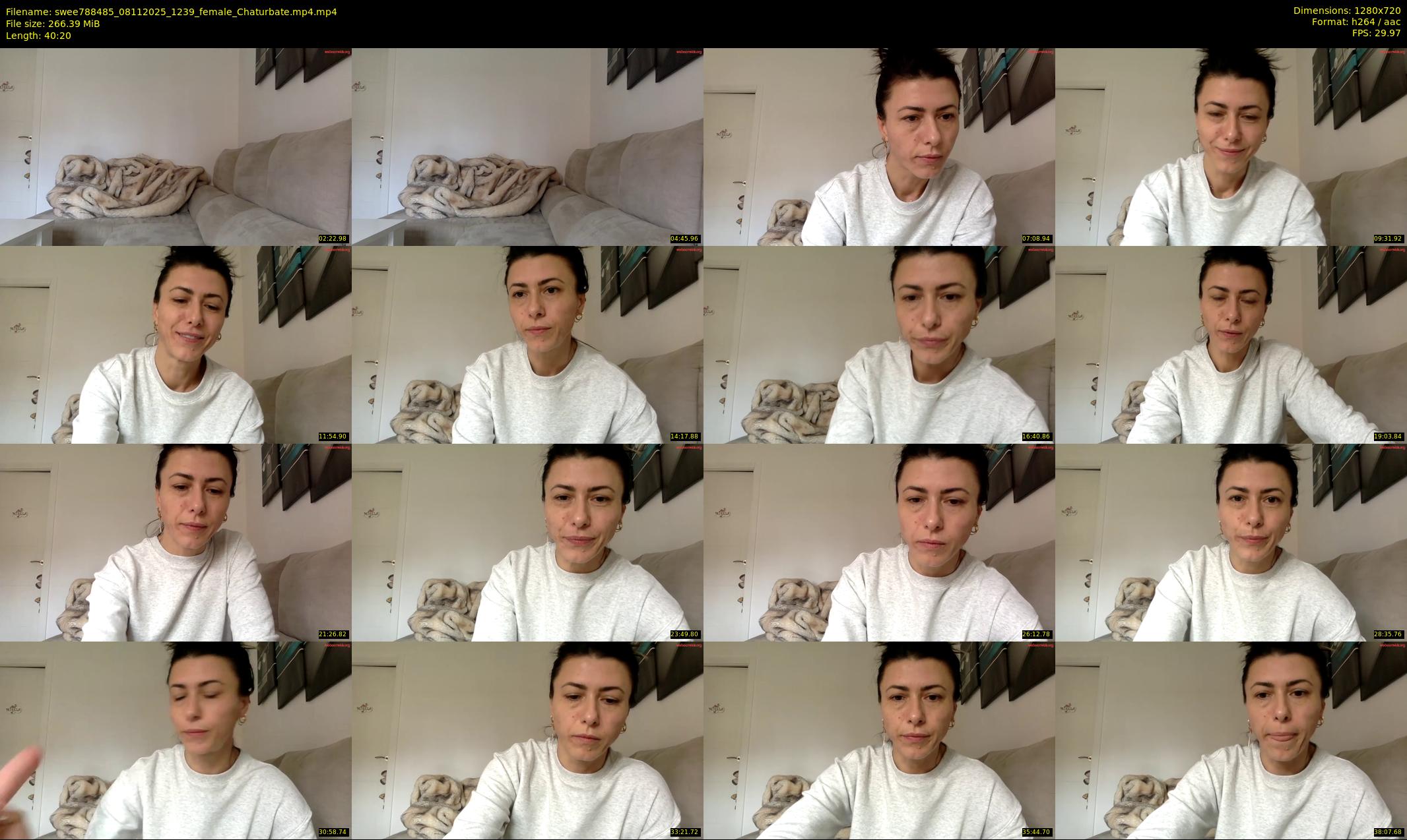 swee788485 — 41 minute Chaturbate female cam show recording, 720p, Nov 8, 2025