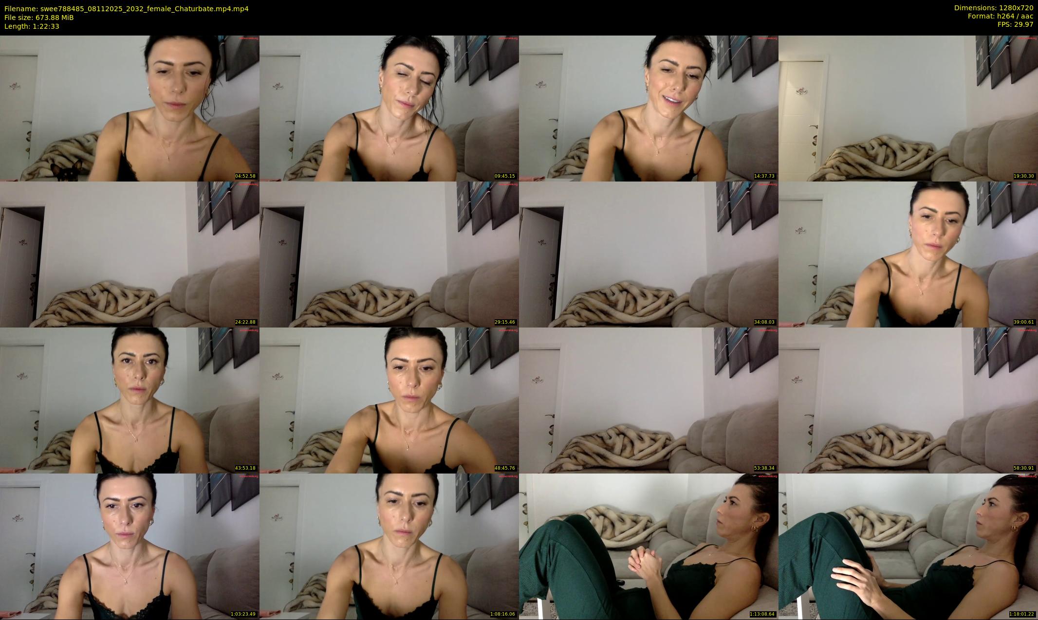 swee788485 — 83 minute Chaturbate female cam show recording, 720p, Nov 8, 2025