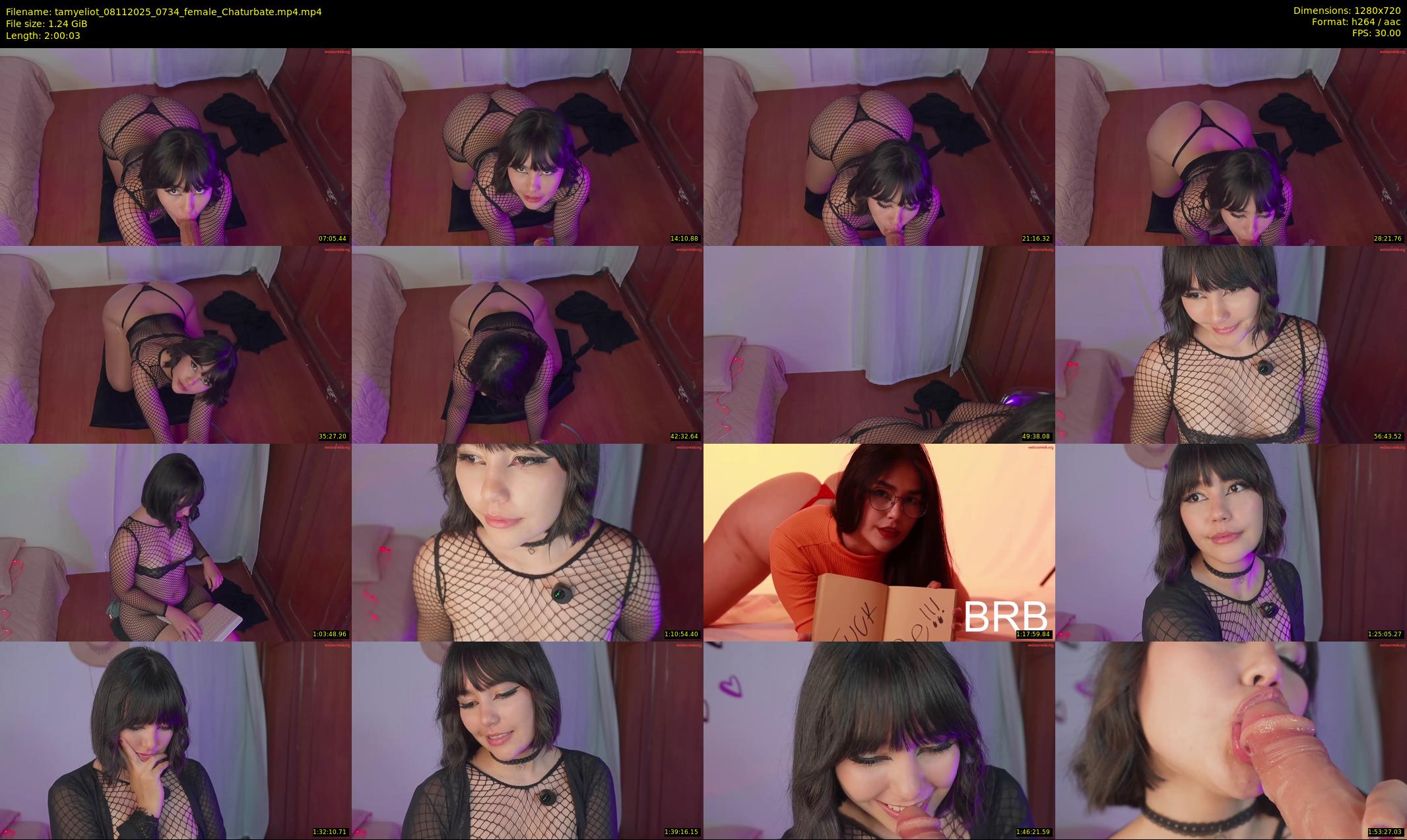 tamyeliot — 121 minute Chaturbate female cam show recording, 720p, Nov 8, 2025