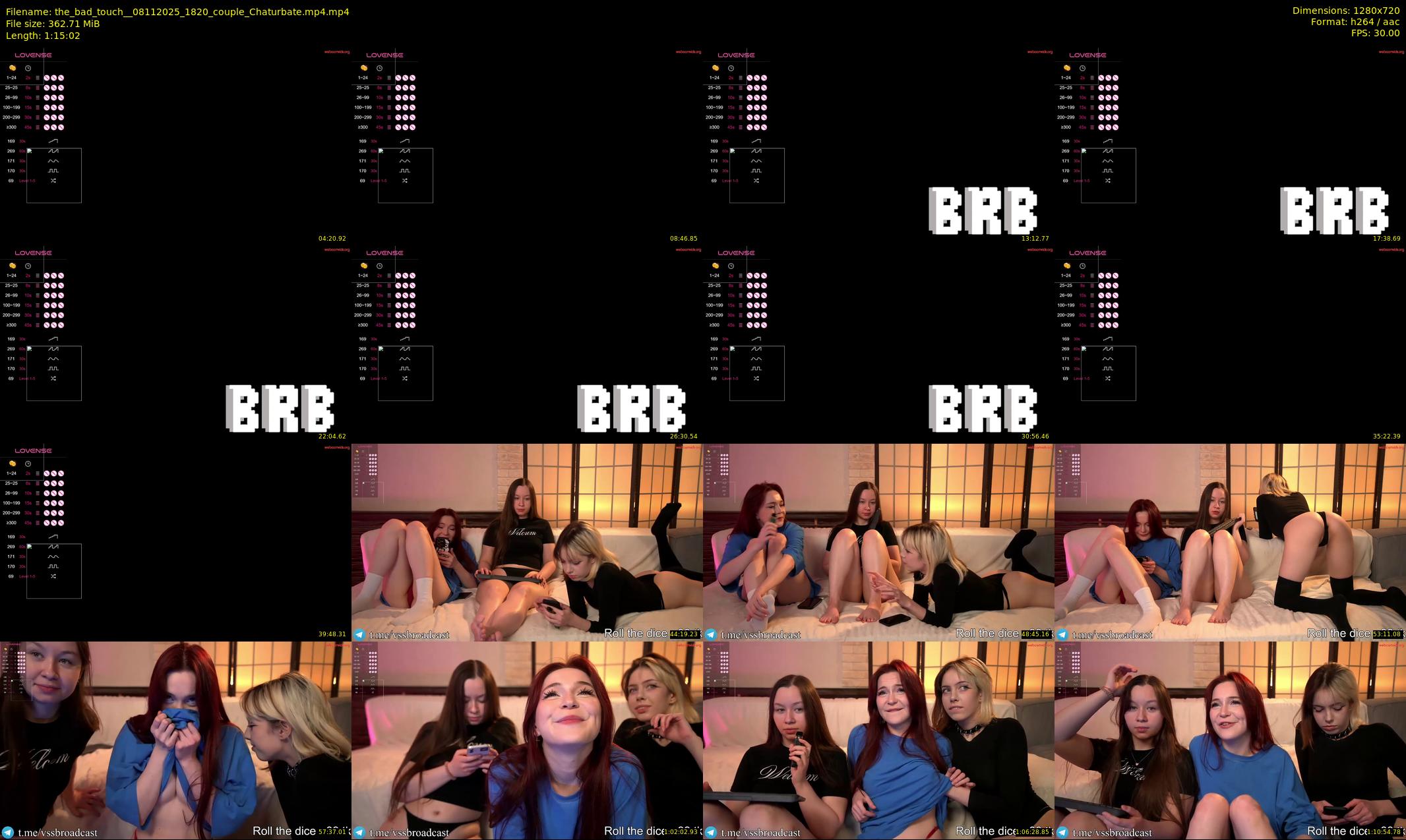 the_bad_touch_ — 76 minute Chaturbate couple cam show recording, 720p, Nov 8, 2025