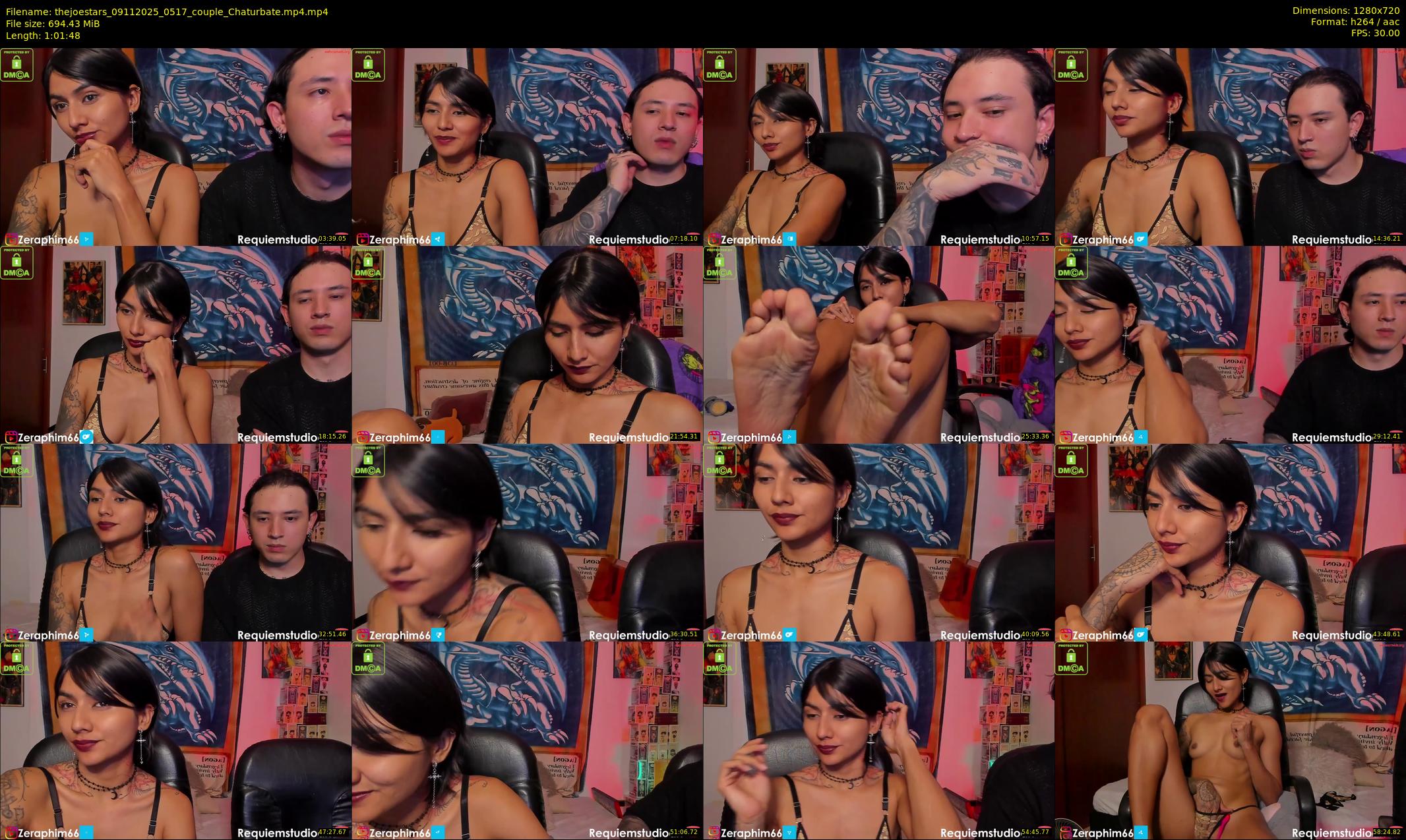 thejoestars — 62 minute Chaturbate couple cam show recording, 720p, Nov 9, 2025