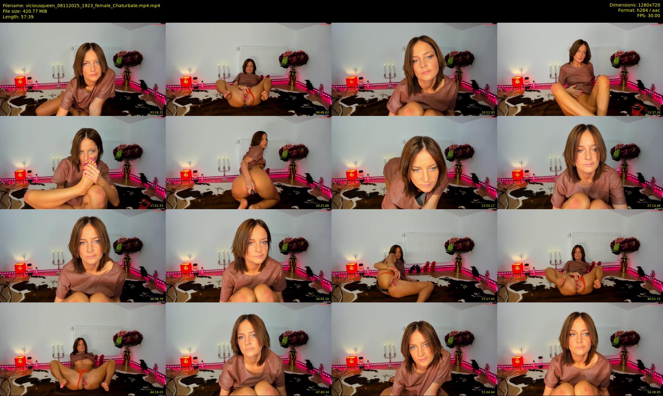 viciousqueen — 58 minute Chaturbate female cam show recording, 720p, Nov 8, 2025