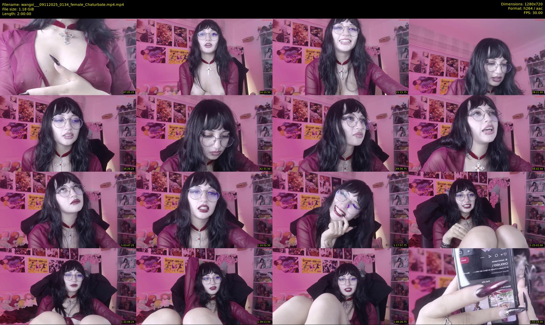 wangxi__ — 120 minute Chaturbate female cam show recording, 720p, Nov 9, 2025