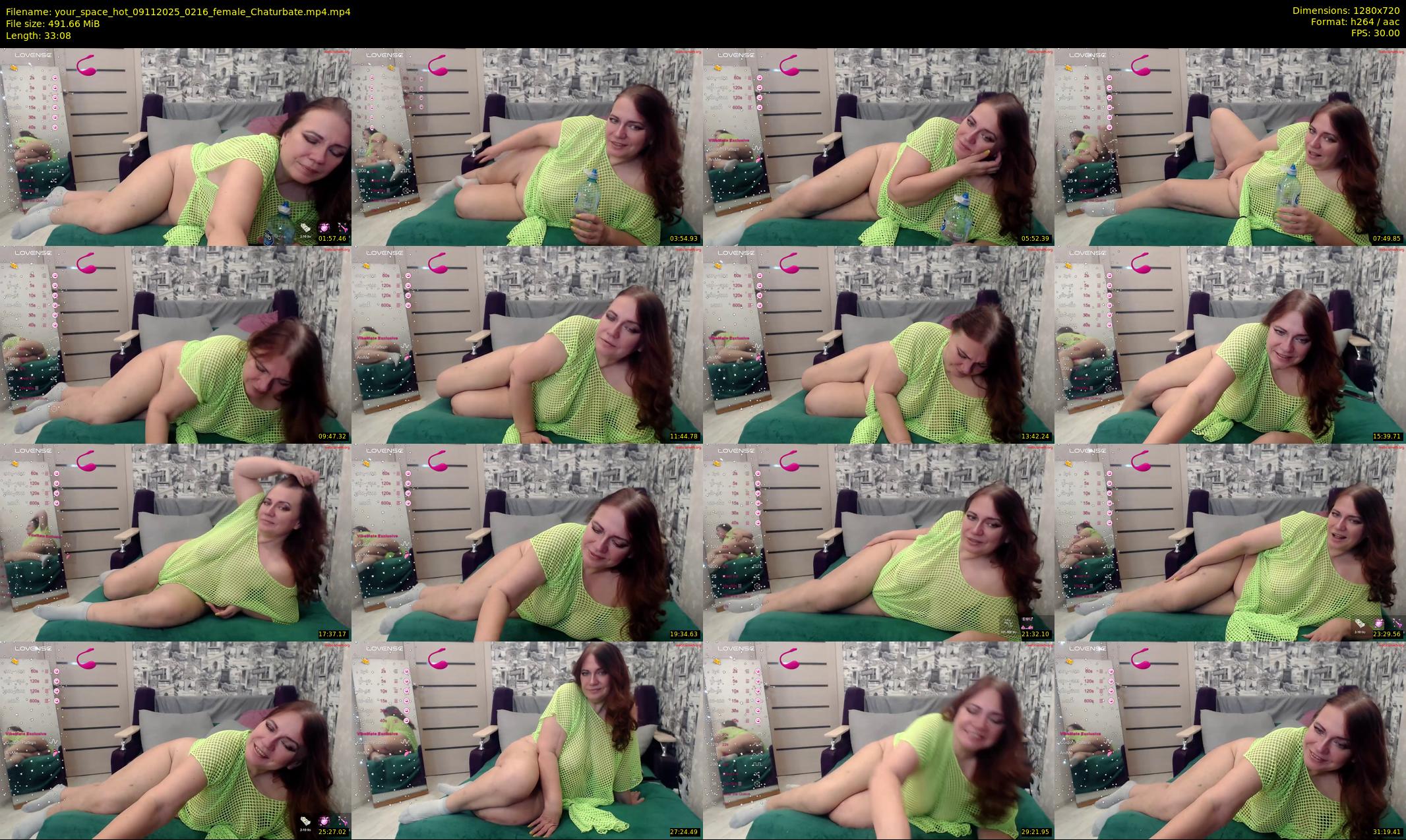 your_space_hot — 34 minute Chaturbate female cam show recording, 720p, Nov 9, 2025