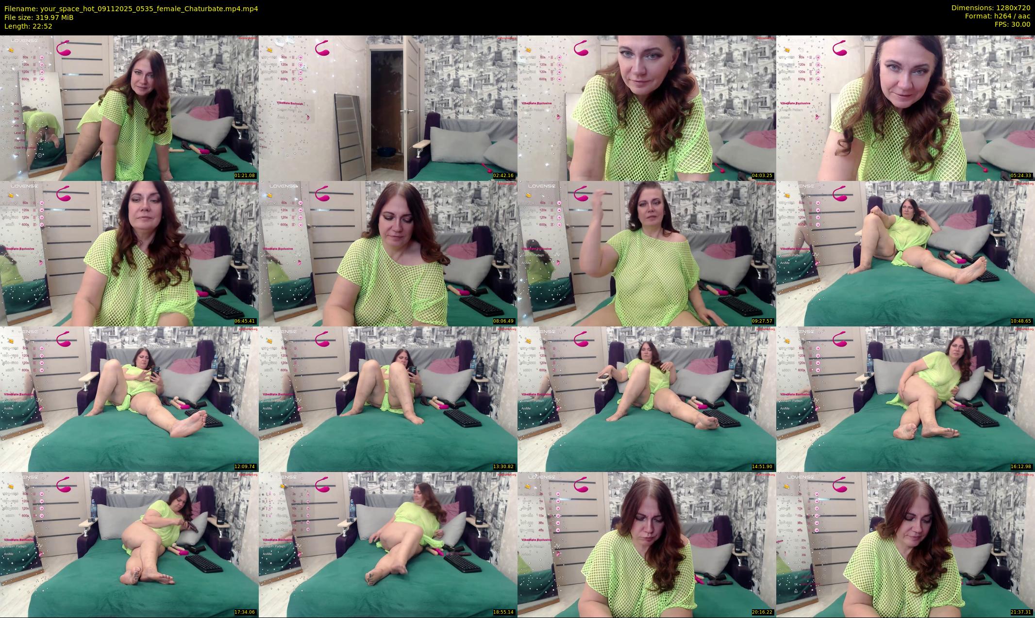 your_space_hot — 23 minute Chaturbate female cam show recording, 720p, Nov 9, 2025