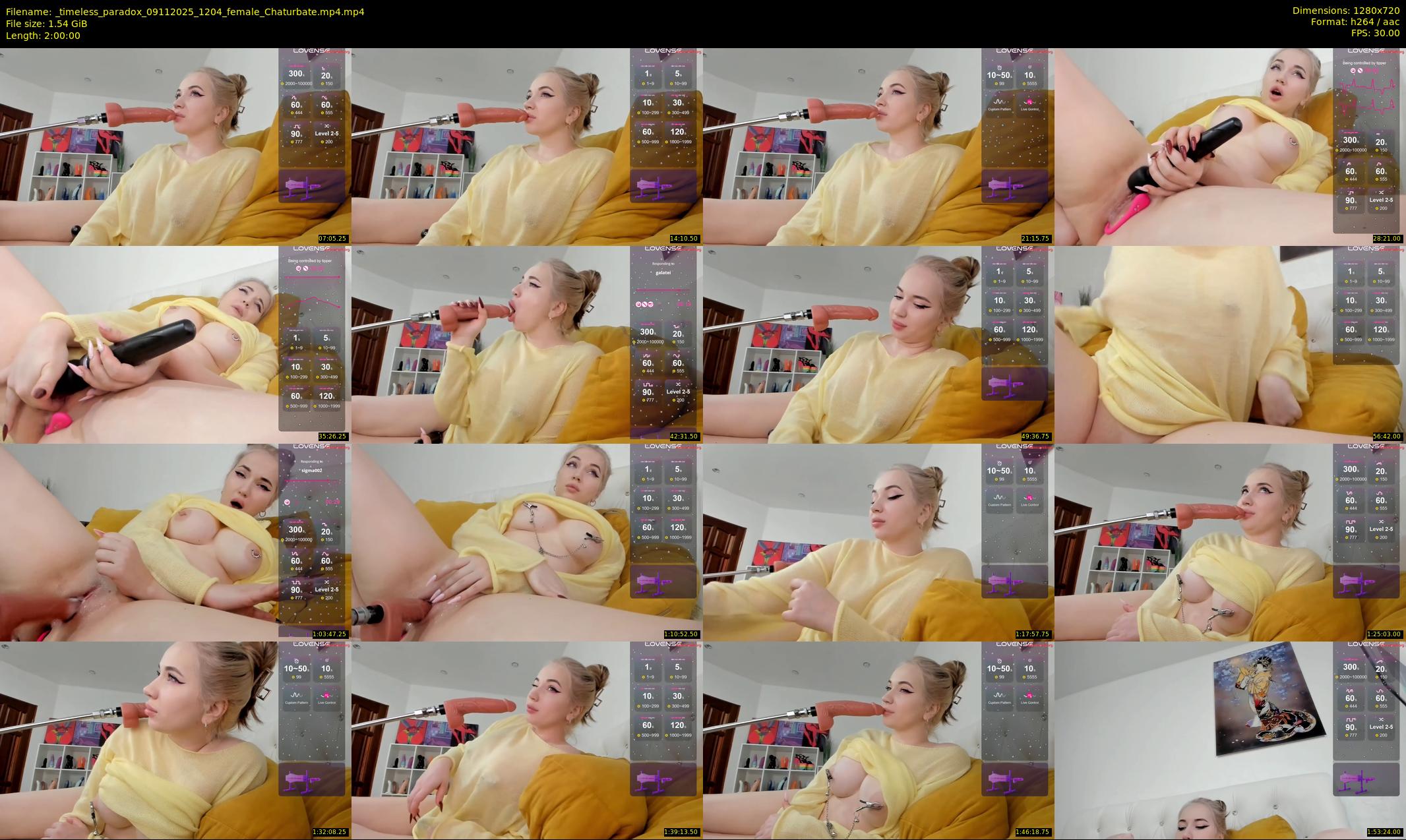 _timeless_paradox — 120 minute Chaturbate female cam show recording, 720p, Nov 9, 2025