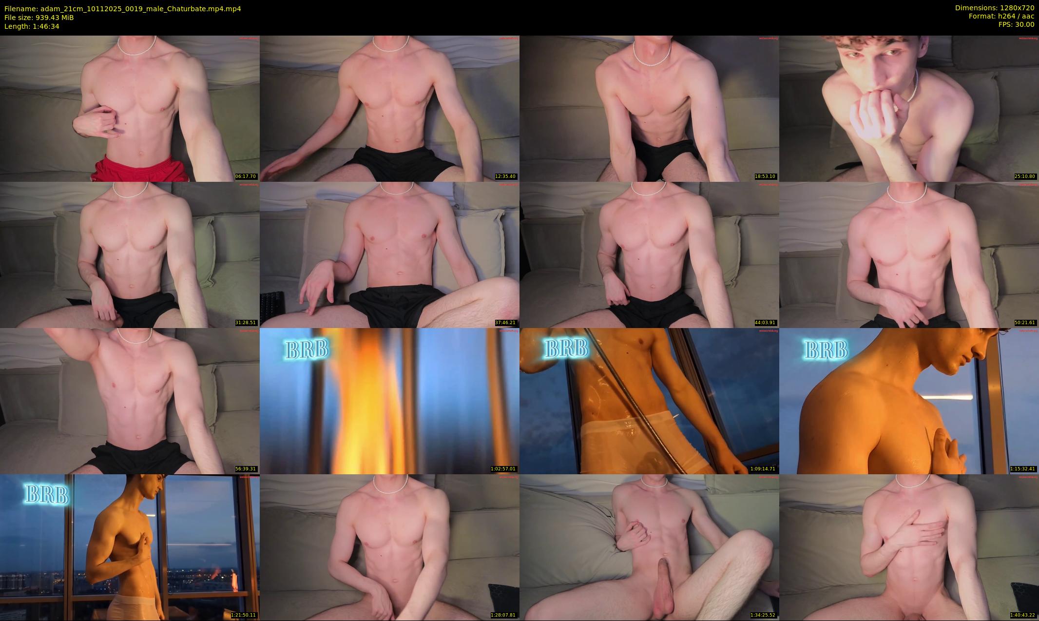 adam_21cm — 107 minute Chaturbate male cam show recording, 720p, Nov 10, 2025