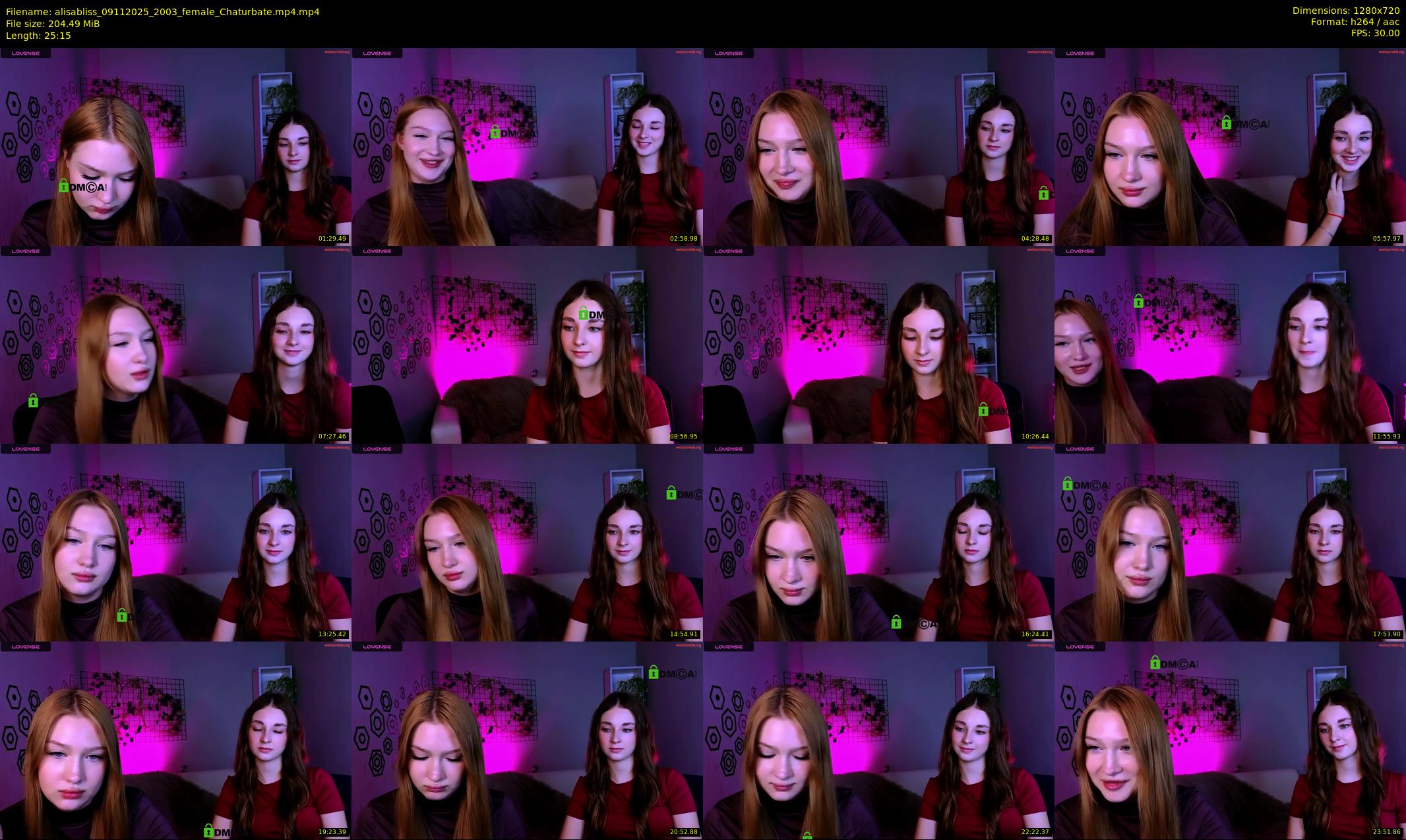 alisabliss — 26 minute Chaturbate female cam show recording, 720p, Nov 9, 2025