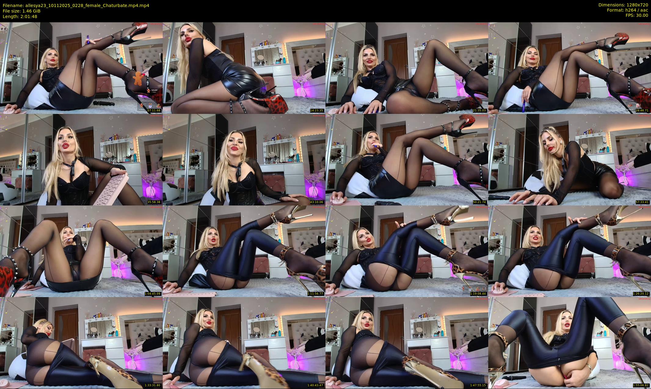 allesya23 — 122 minute Chaturbate female cam show recording, 720p, Nov 10, 2025