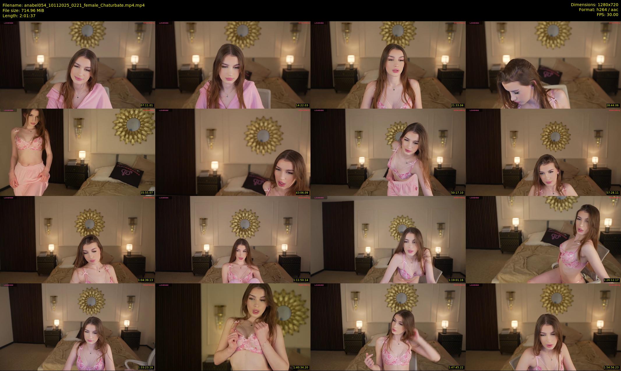 anabel054 — 122 minute Chaturbate female cam show recording, 720p, Nov 10, 2025